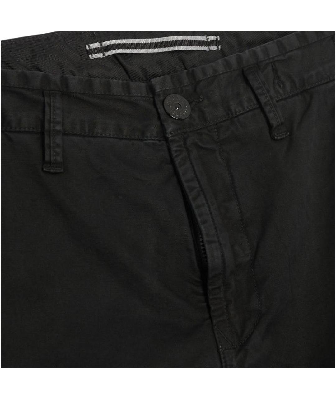STONE ISLAND Черные шорты, фото 3