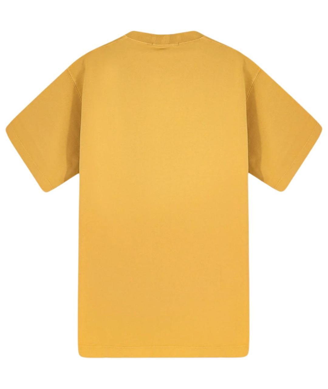 STONE ISLAND Желтая футболка, фото 2