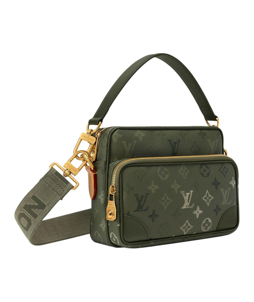 LOUIS VUITTON Зеленая сумка на плечо, фото 2