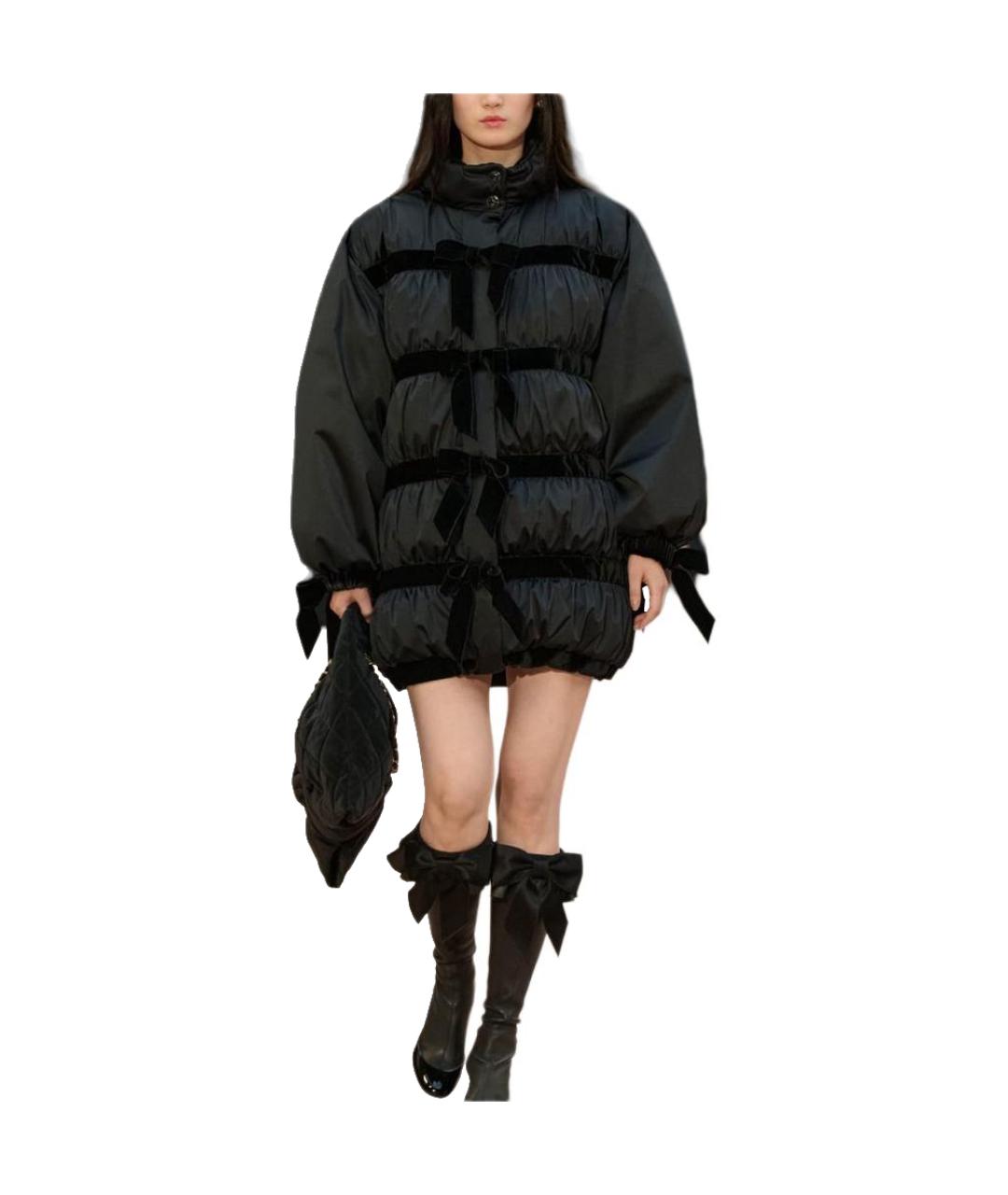 CHANEL Черный пуховик, фото 2