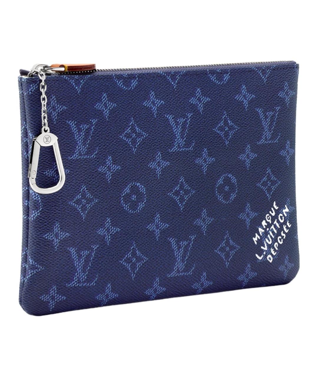 LOUIS VUITTON Синяя ключница, фото 2