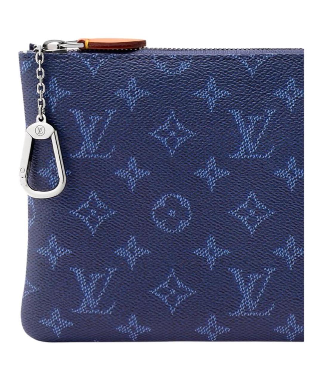 LOUIS VUITTON Синяя ключница, фото 5