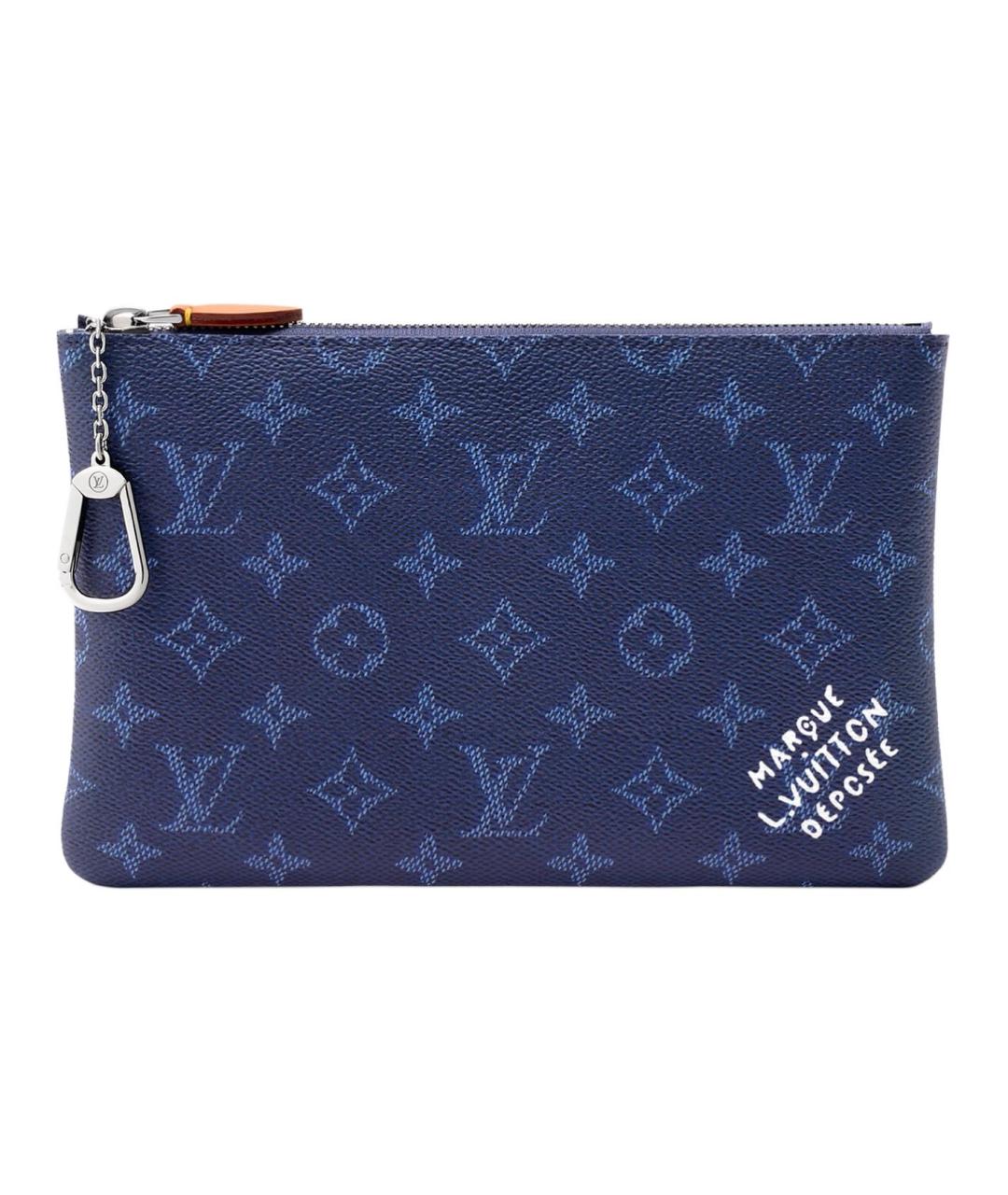 LOUIS VUITTON Синяя ключница, фото 1