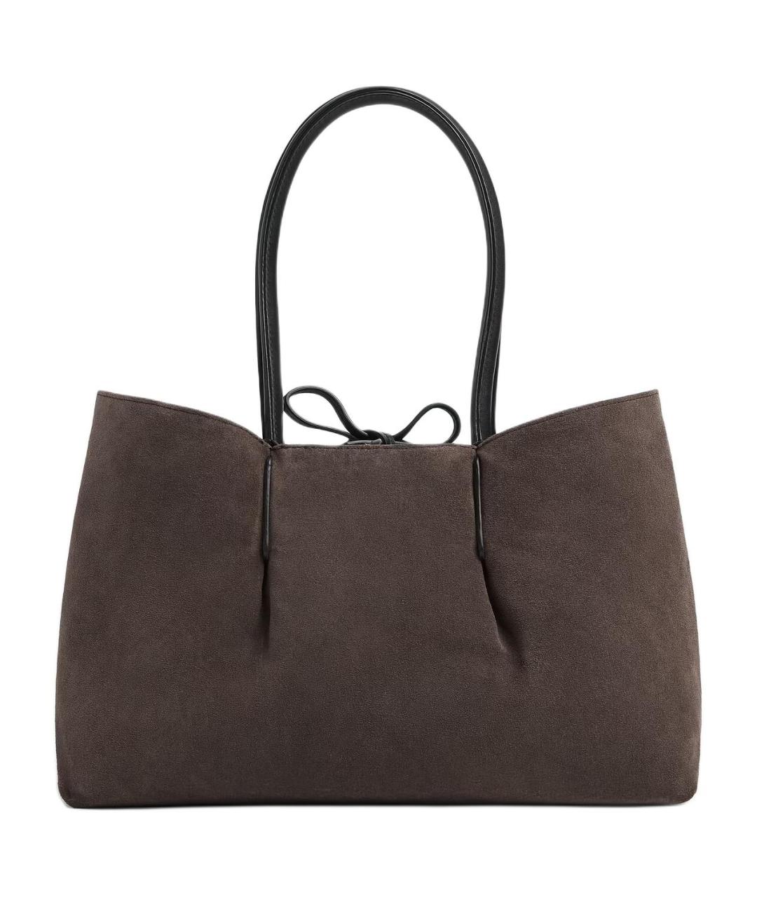 BOTTEGA VENETA Черная кожаная сумка через плечо, фото 4