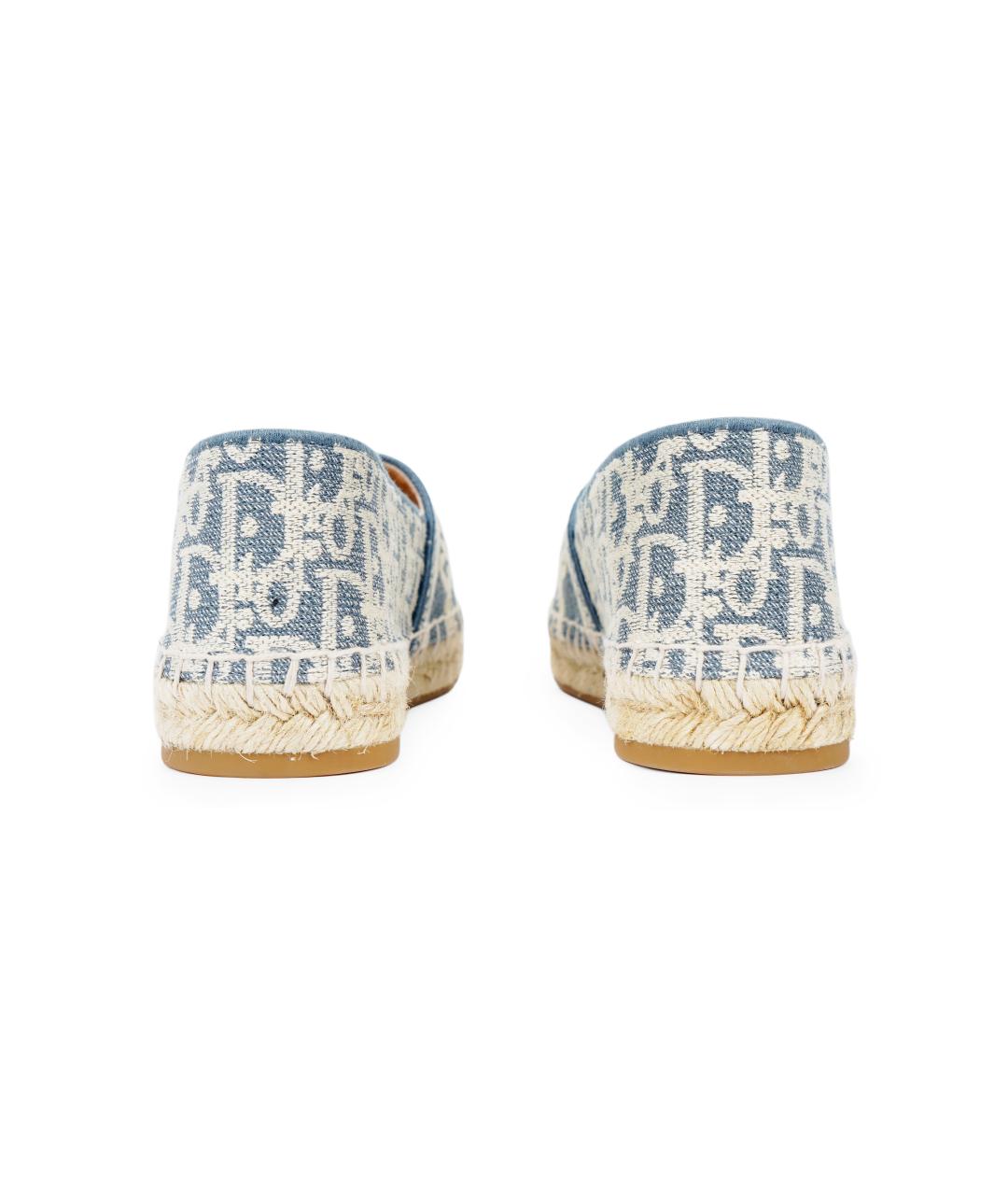 CHRISTIAN DIOR Голубые эспадрильи, фото 4