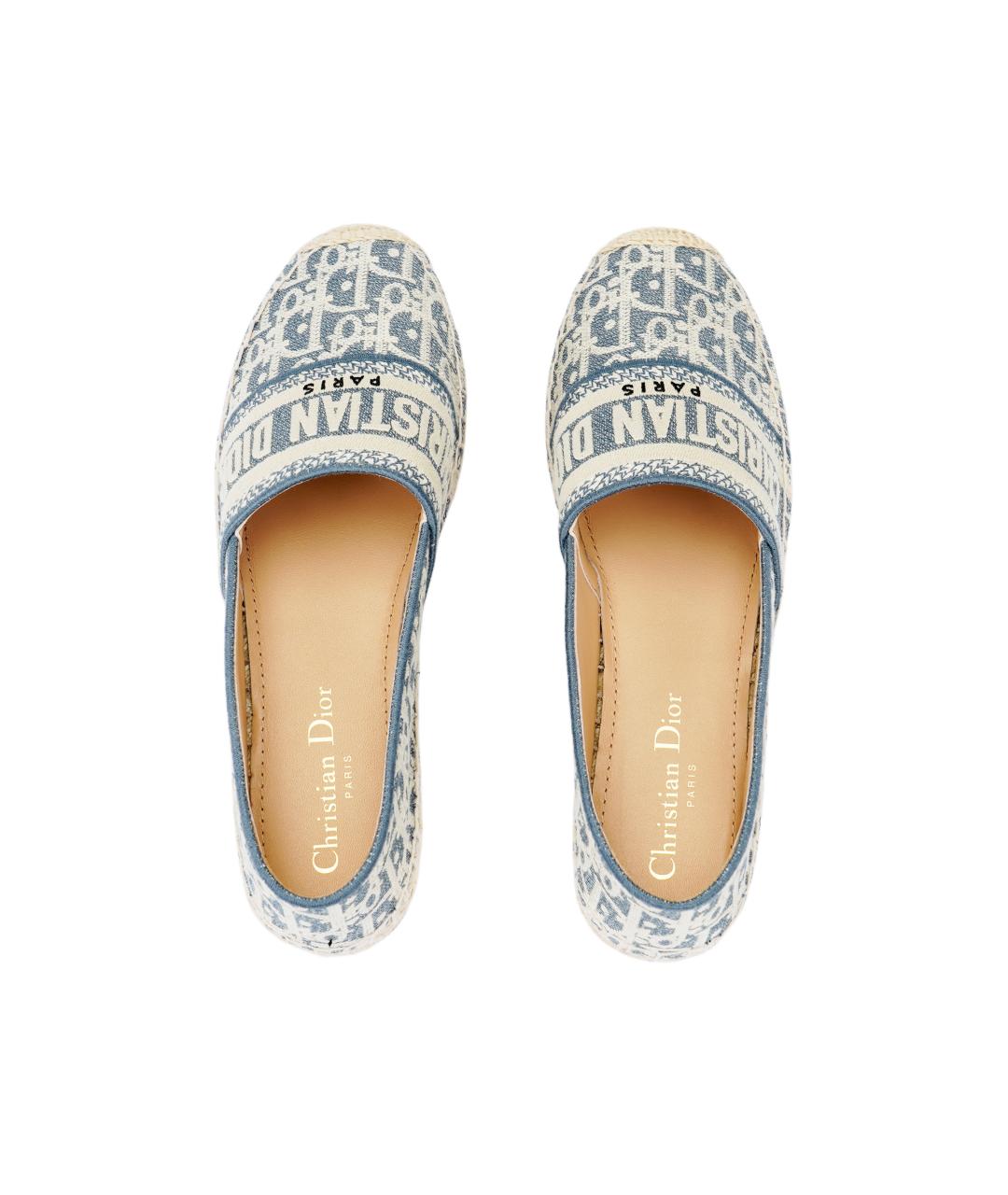 CHRISTIAN DIOR Голубые эспадрильи, фото 3