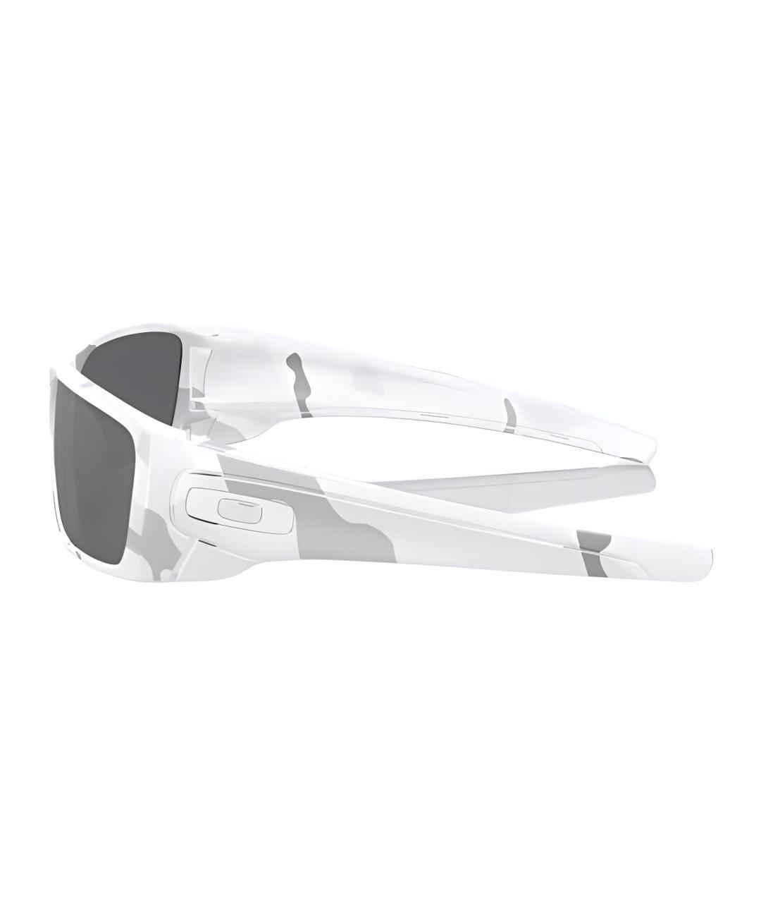 OAKLEY Белые пластиковые солнцезащитные очки, фото 3