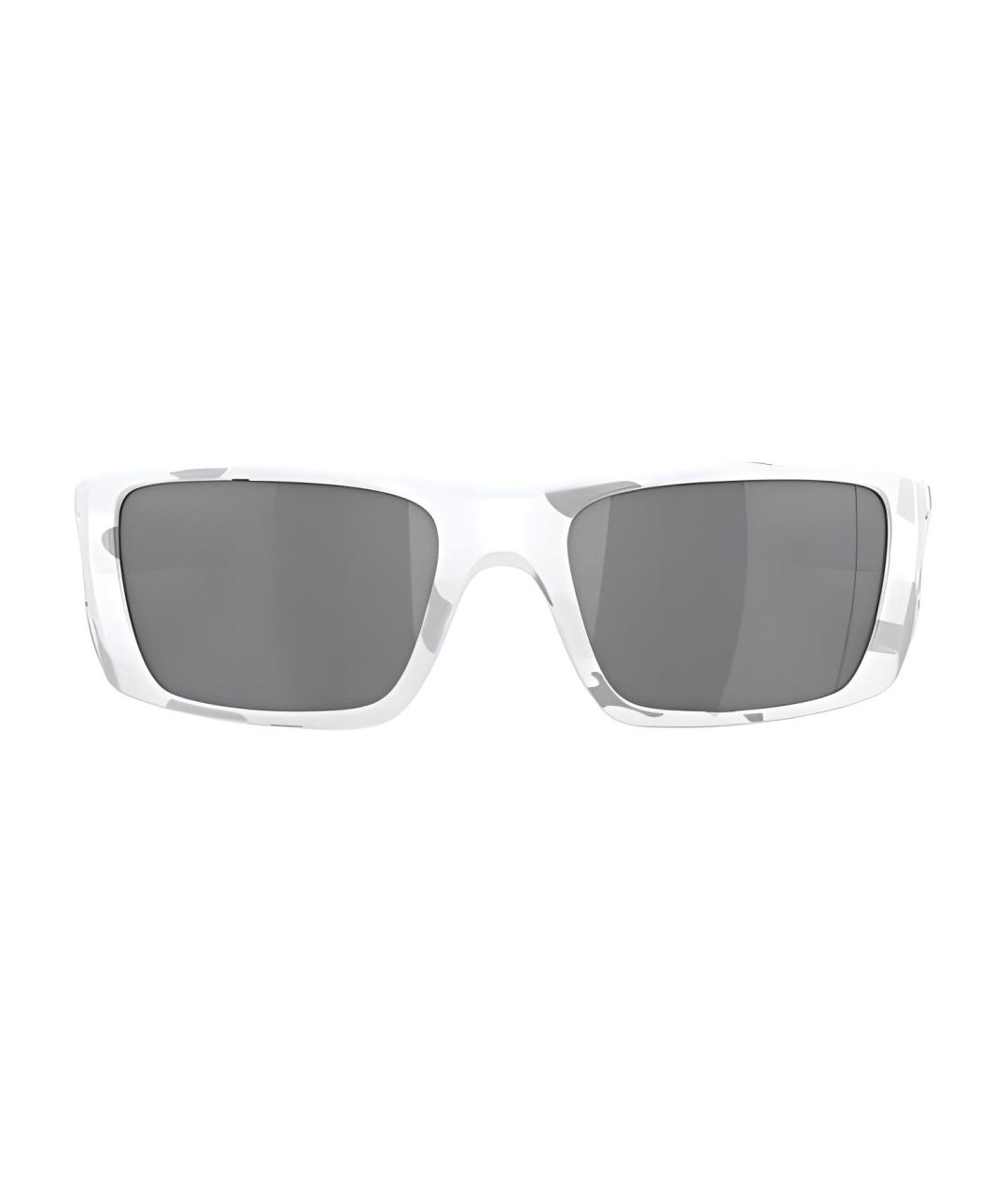 OAKLEY Белые пластиковые солнцезащитные очки, фото 2