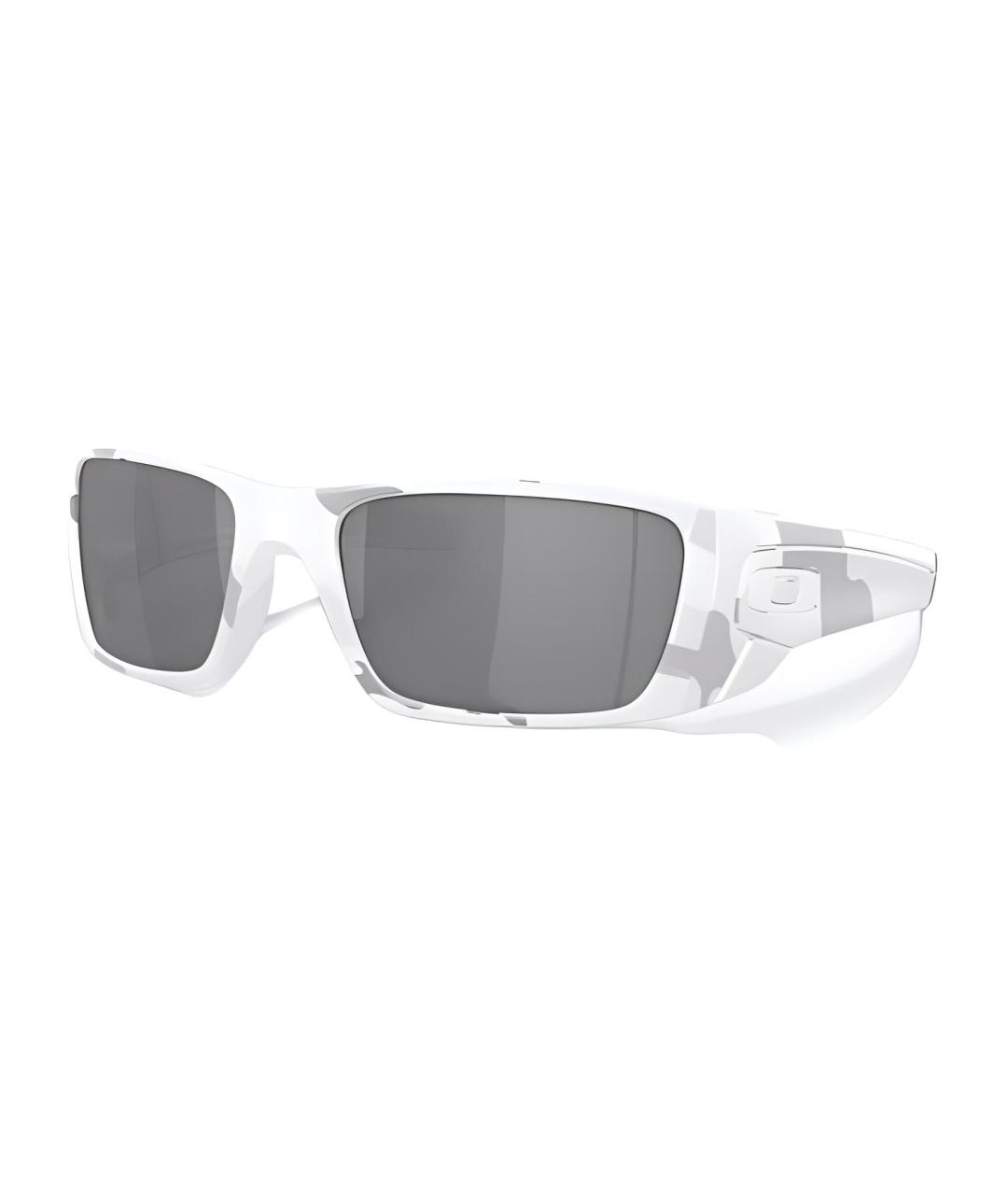 OAKLEY Белые пластиковые солнцезащитные очки, фото 1