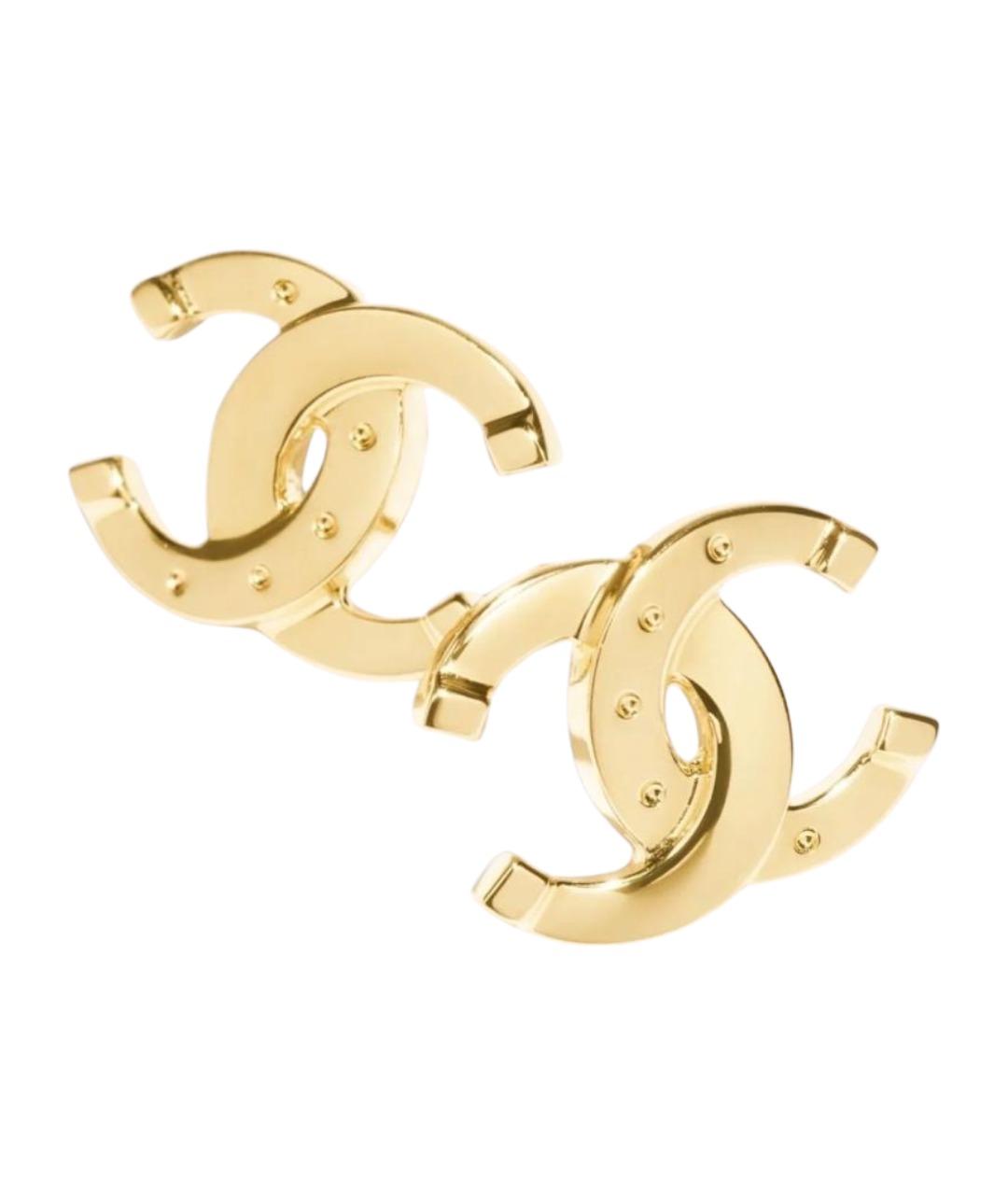 CHANEL Золотые серьги, фото 2