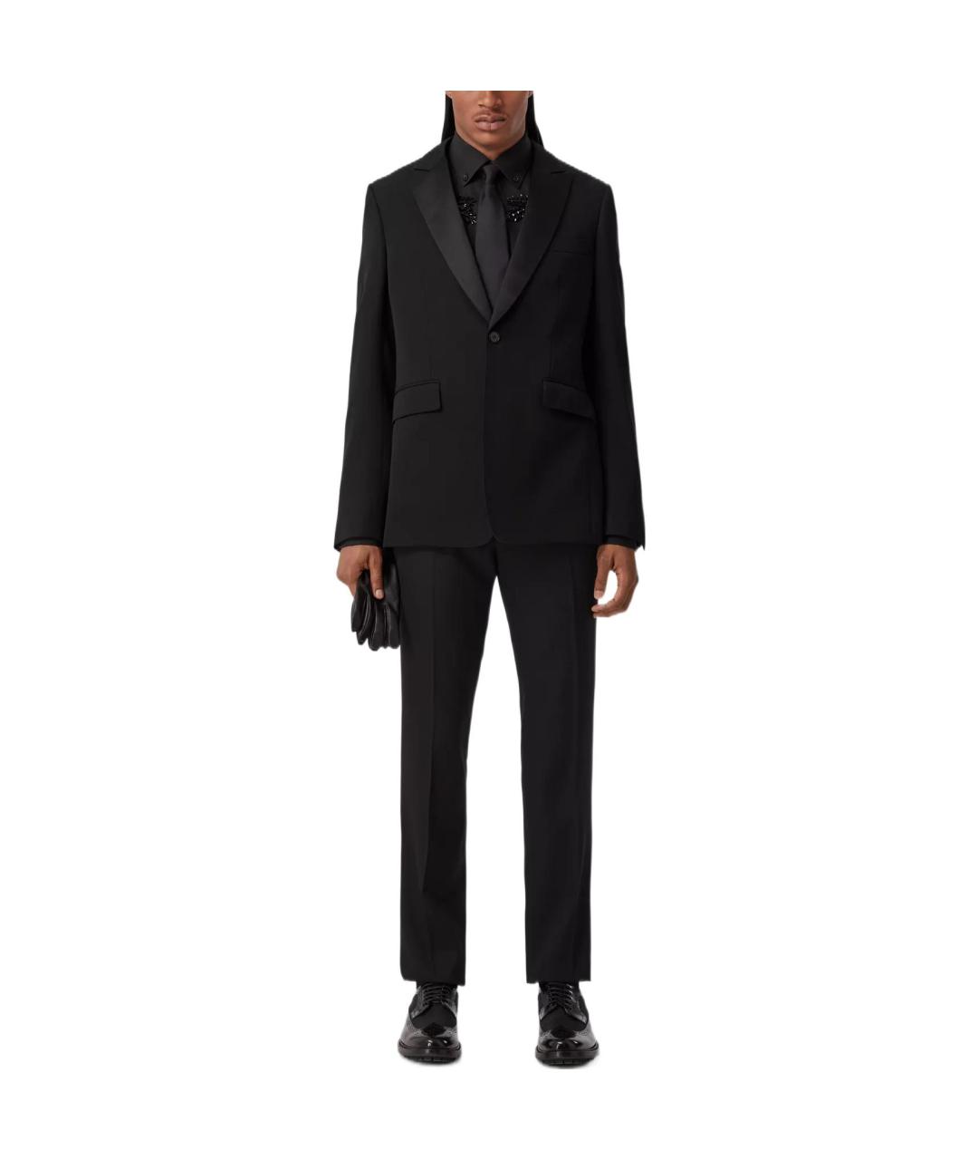 BURBERRY Черная классическая рубашка, фото 4