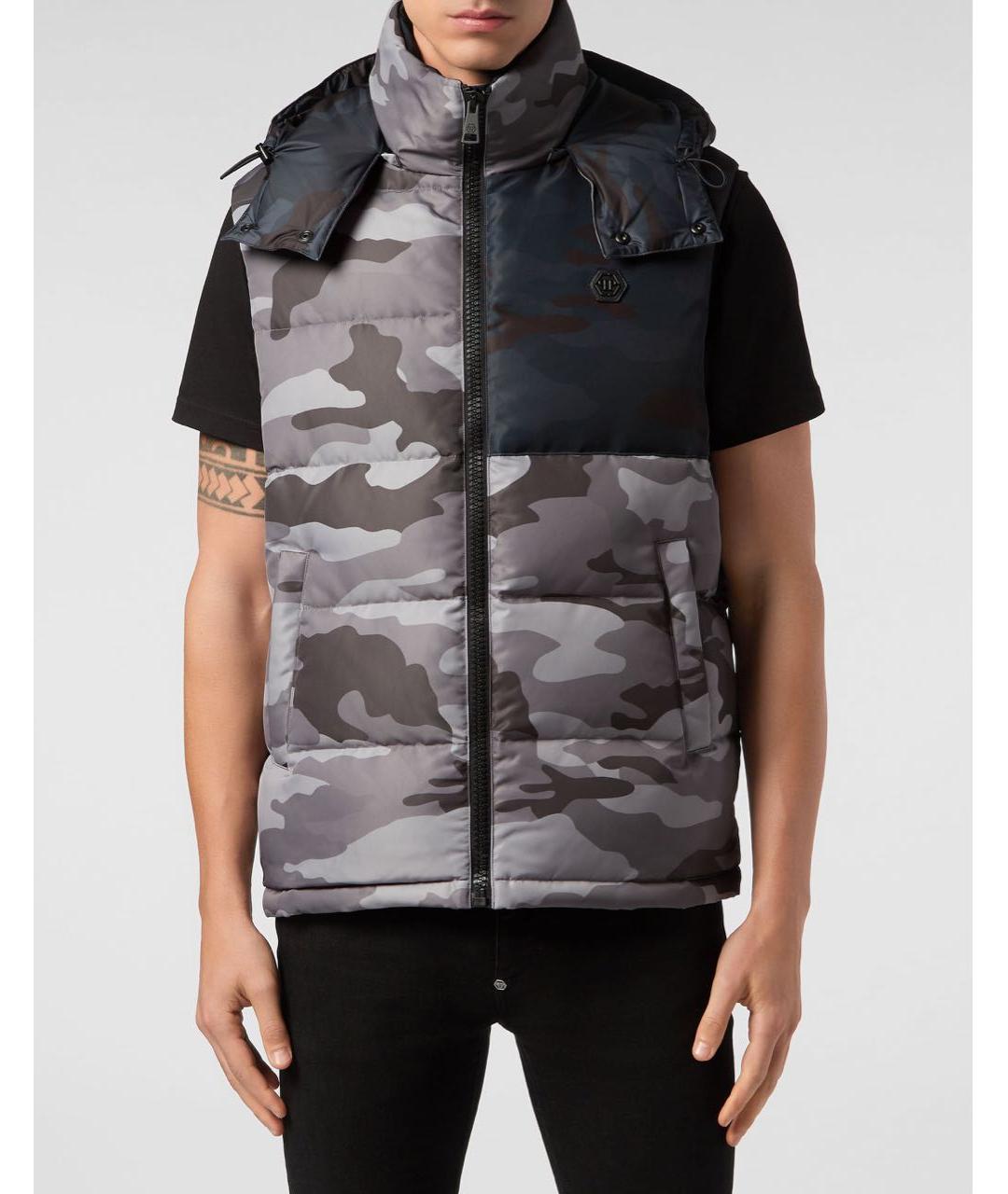 PHILIPP PLEIN Мульти жилет, фото 2