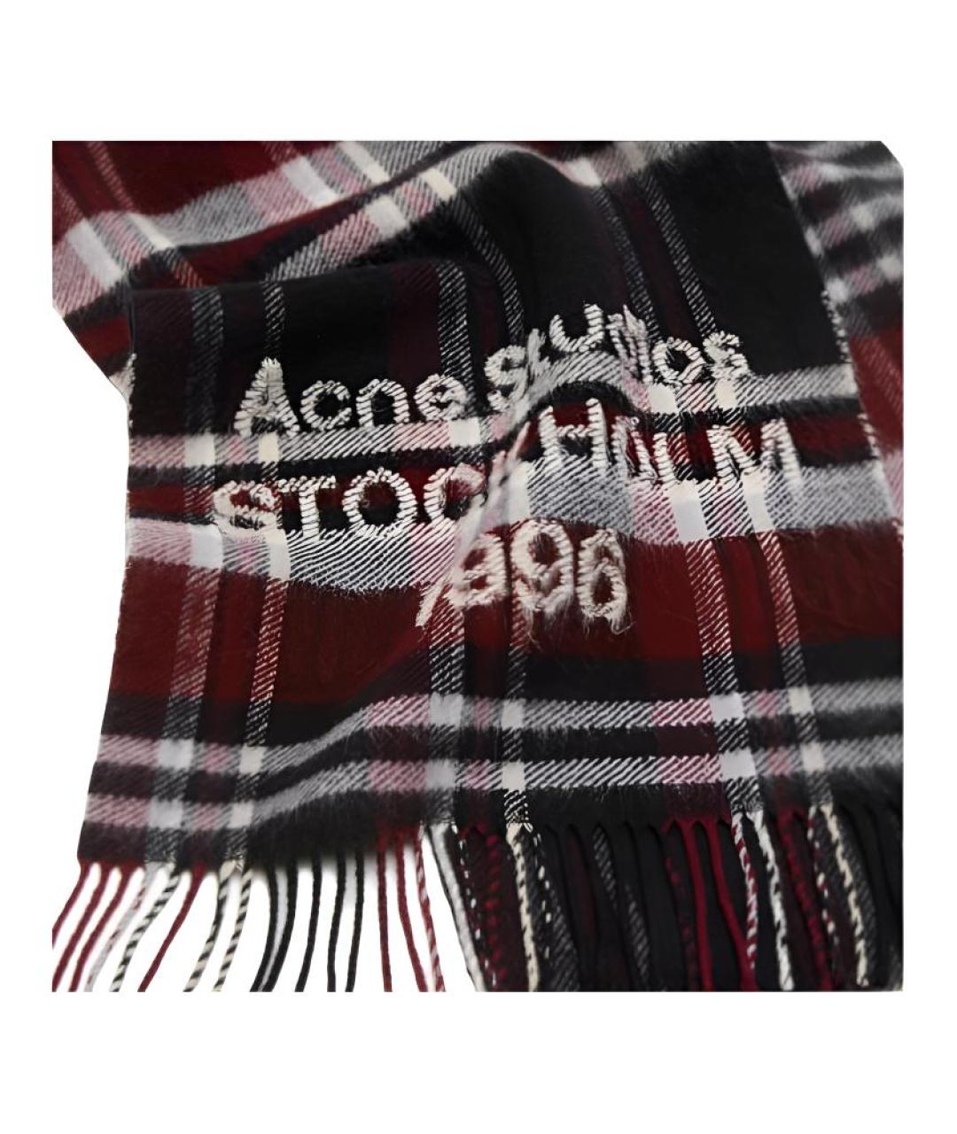 ACNE STUDIOS Черный шарф, фото 2