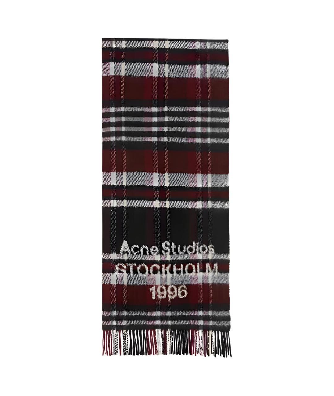 ACNE STUDIOS Черный шарф, фото 1