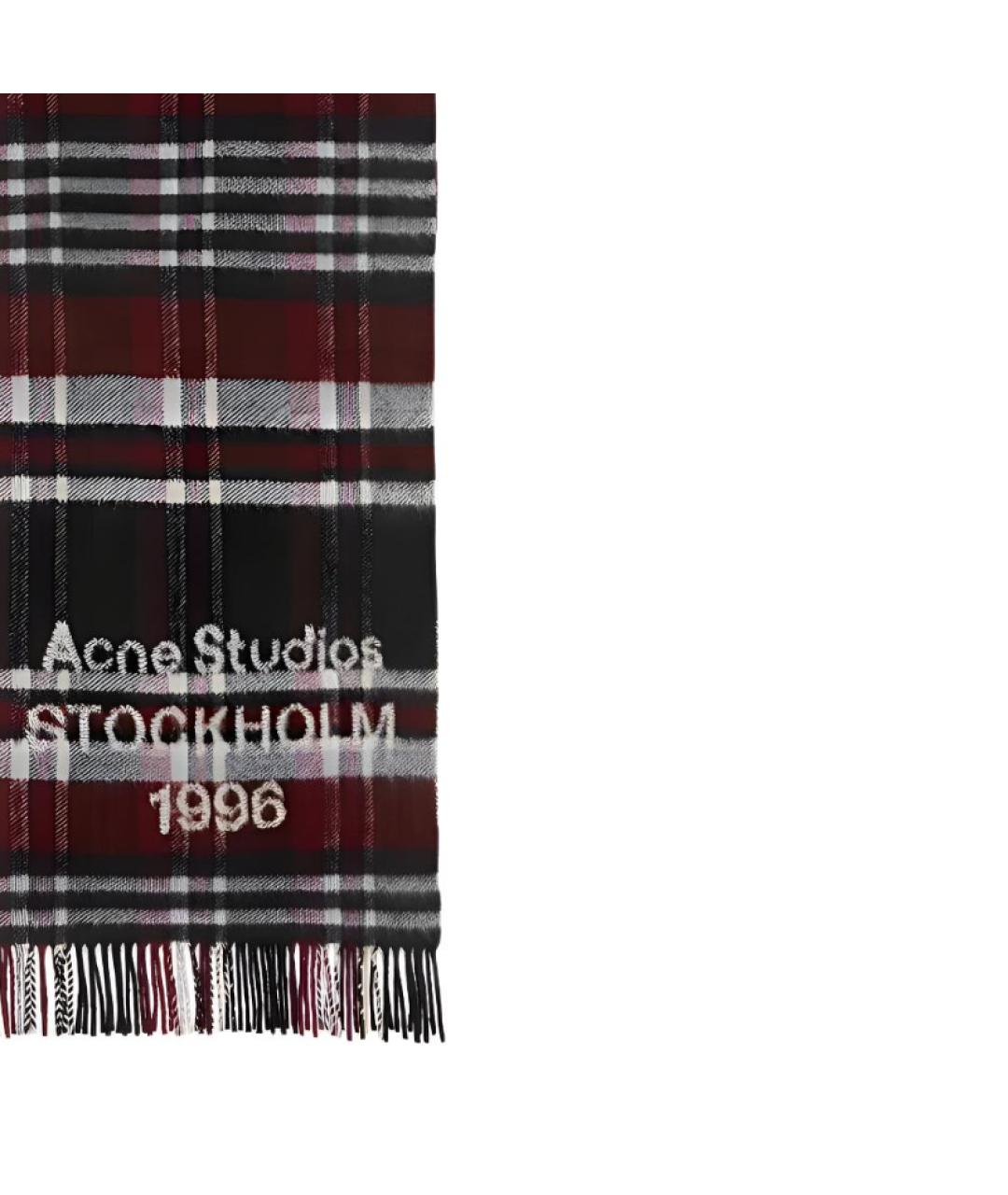 ACNE STUDIOS Черный шарф, фото 3