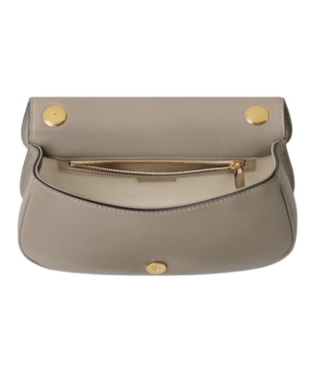 GUCCI Бежевая кожаная сумка через плечо, фото 4