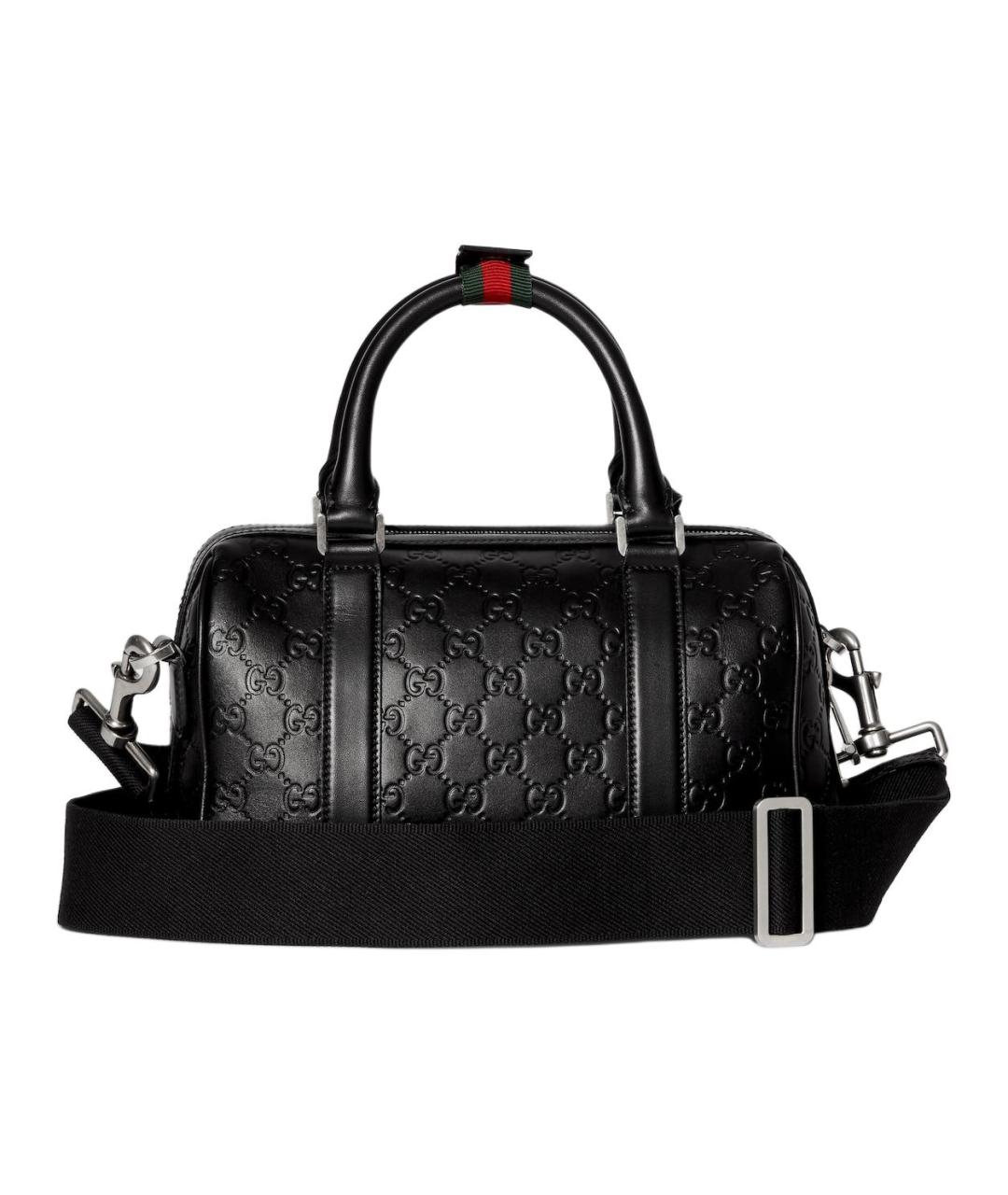 GUCCI Черная кожаная сумка на плечо, фото 3