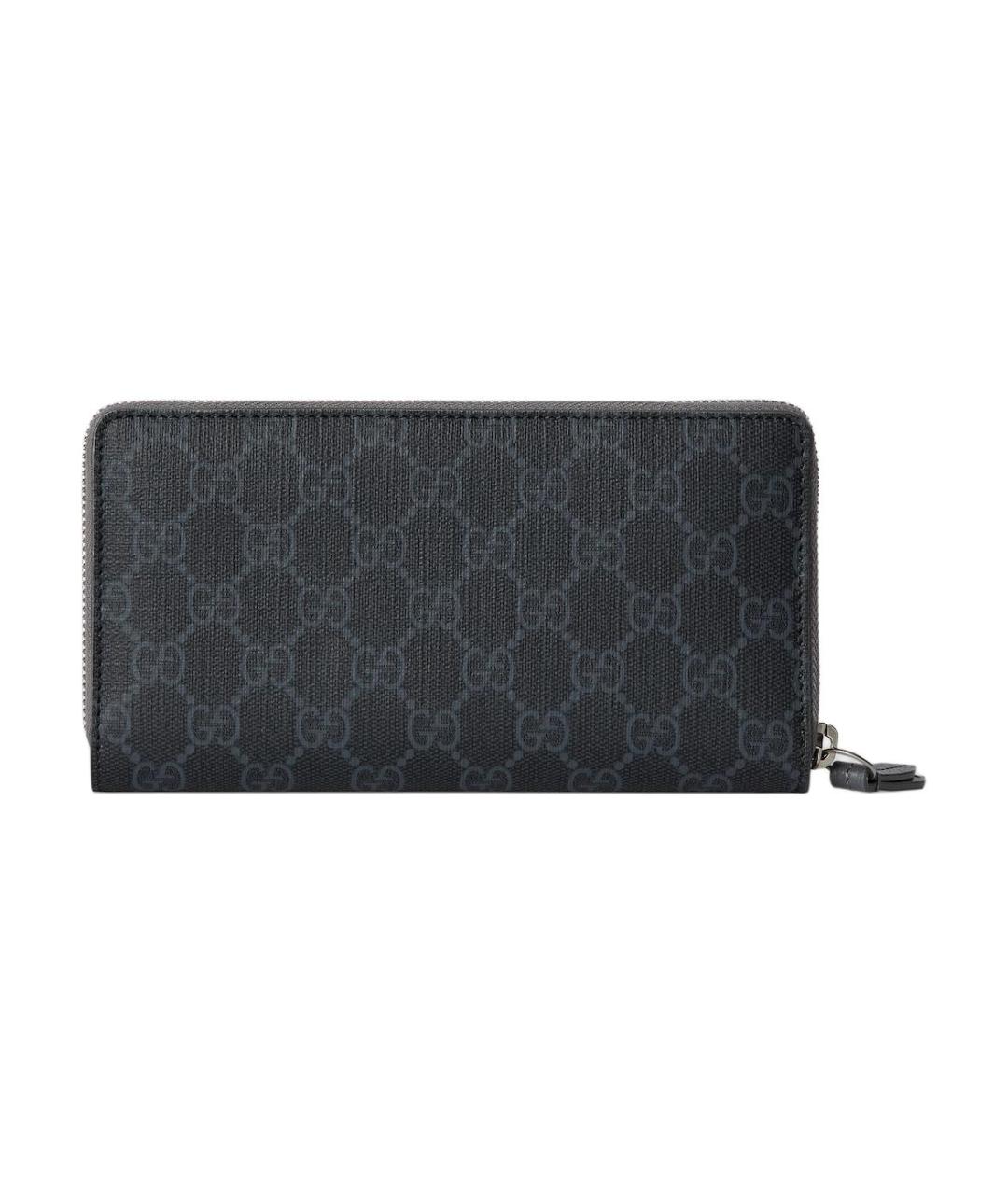 GUCCI Черный кожаный кошелек, фото 3