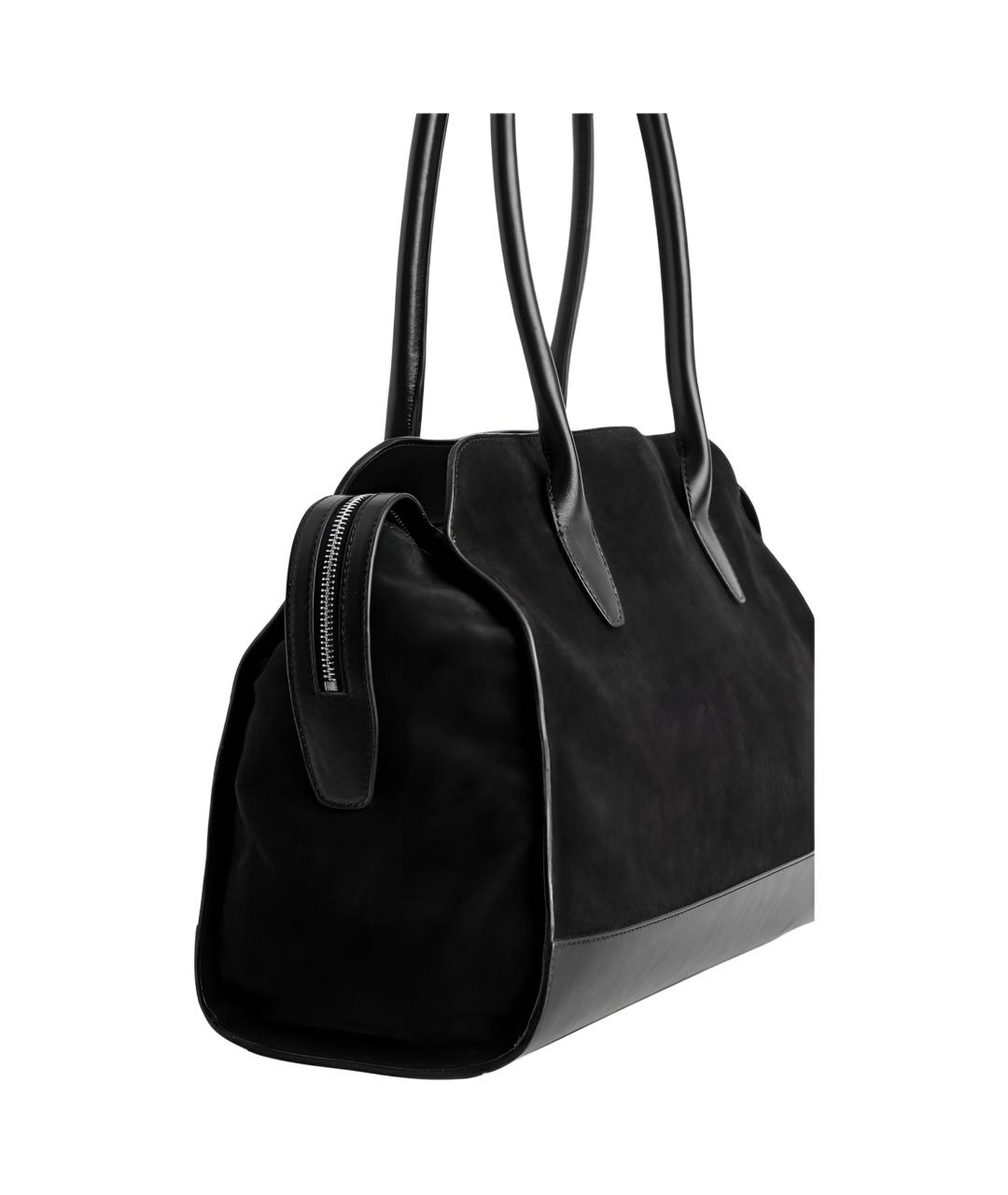 COS Черная кожаная сумка через плечо, фото 3