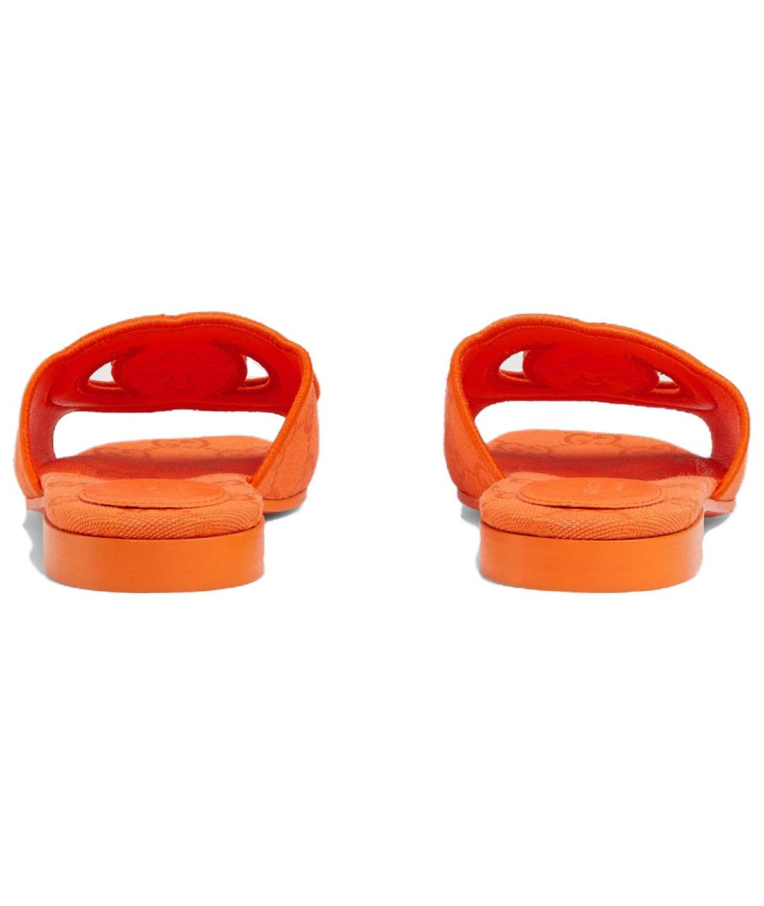 GUCCI Оранжевое шлепанцы, фото 4