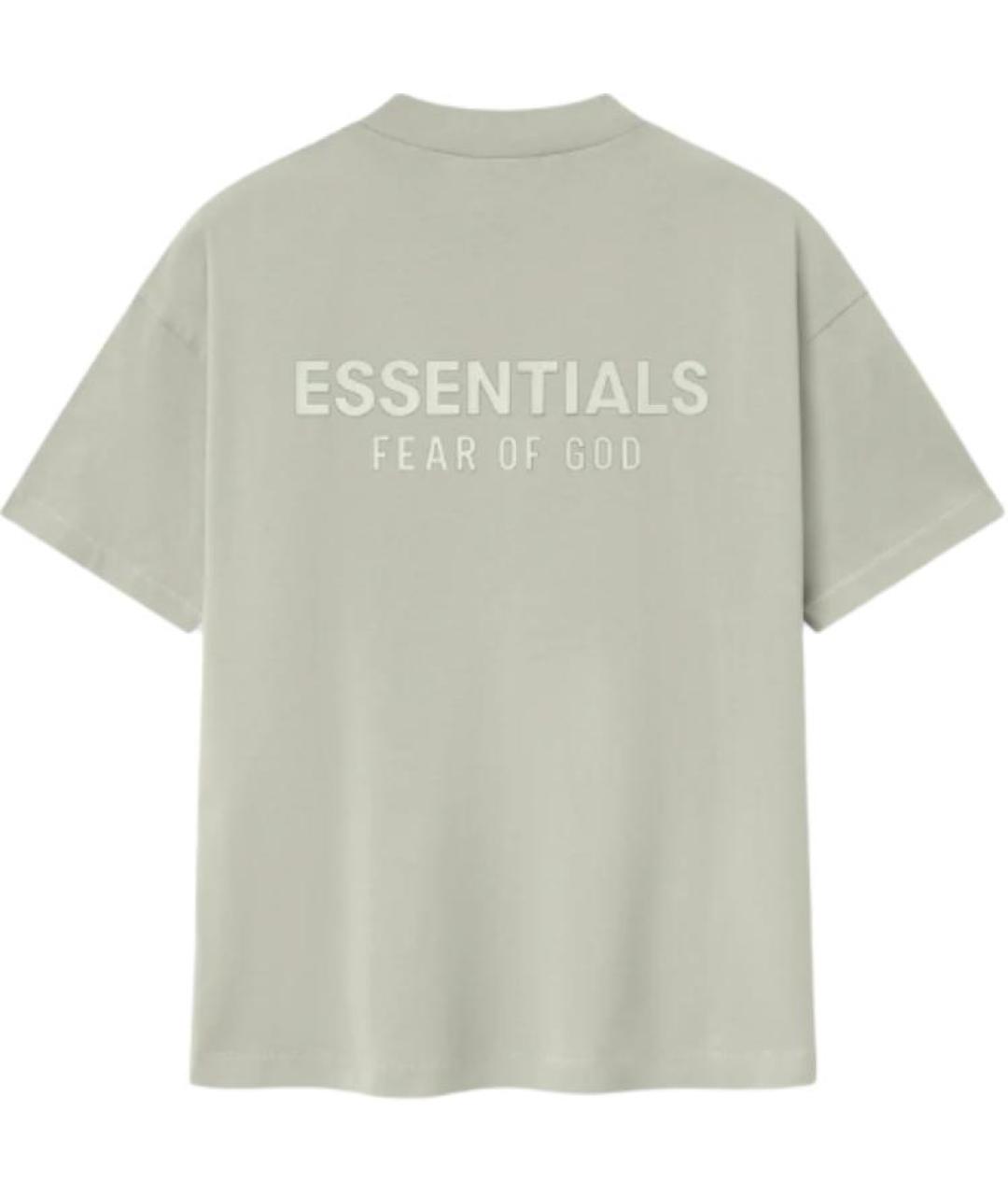 FEAR OF GOD ESSENTIALS Серая футболка, фото 2