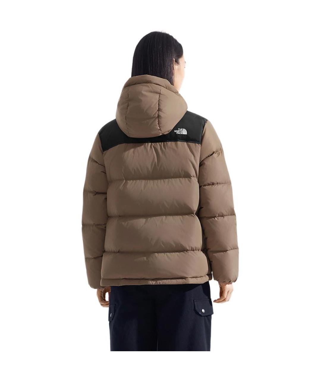 THE NORTH FACE Коричневый пуховик, фото 2