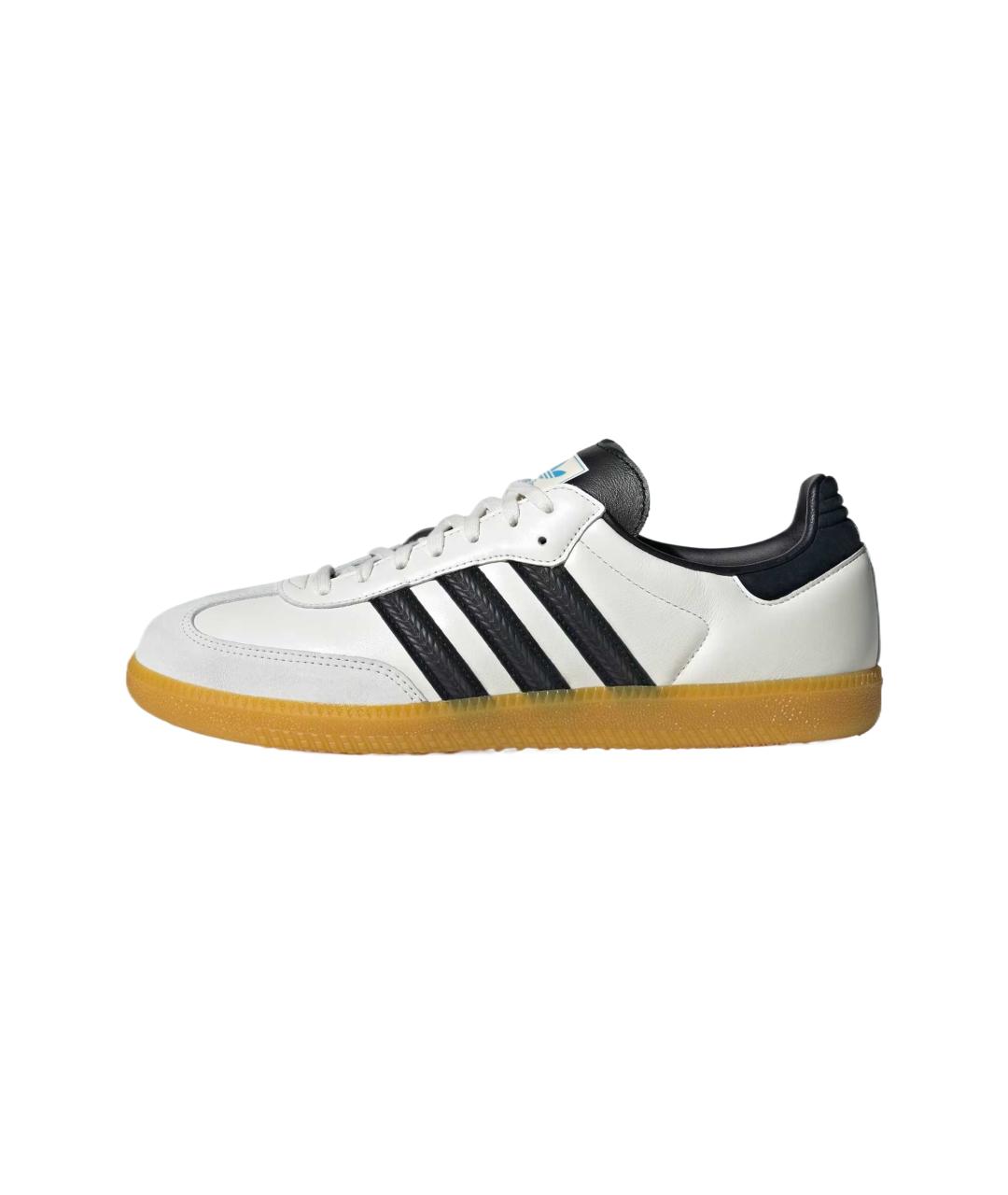 ADIDAS Белые кожаные кеды, фото 2