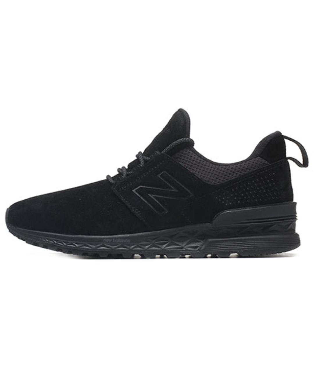 NEW BALANCE Черные замшевые кроссовки, фото 5