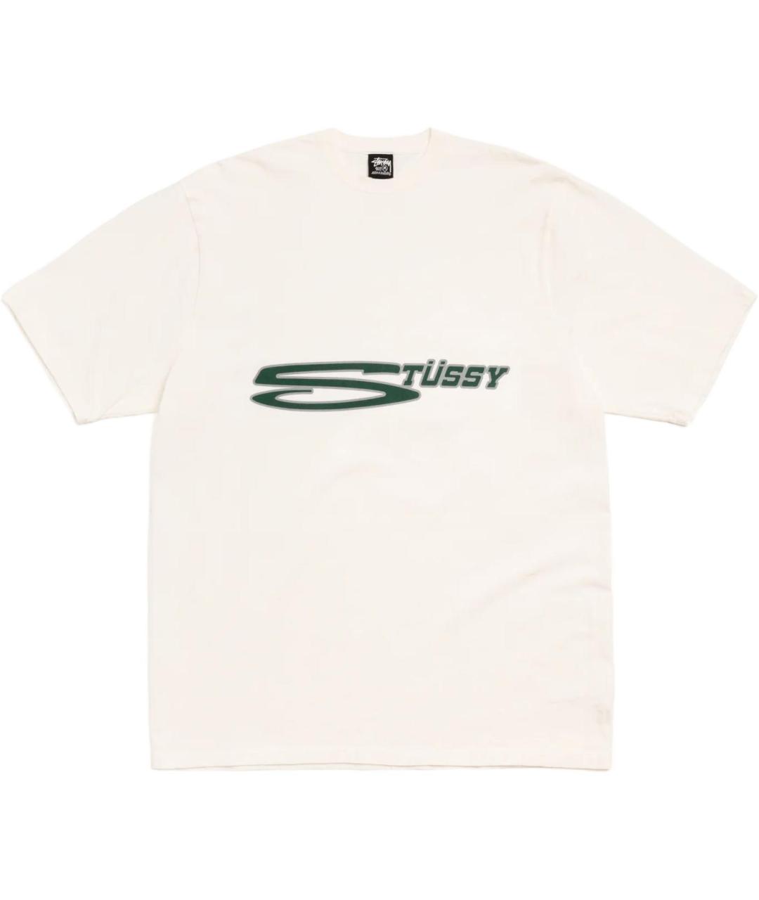 STUSSY Белая футболка, фото 1