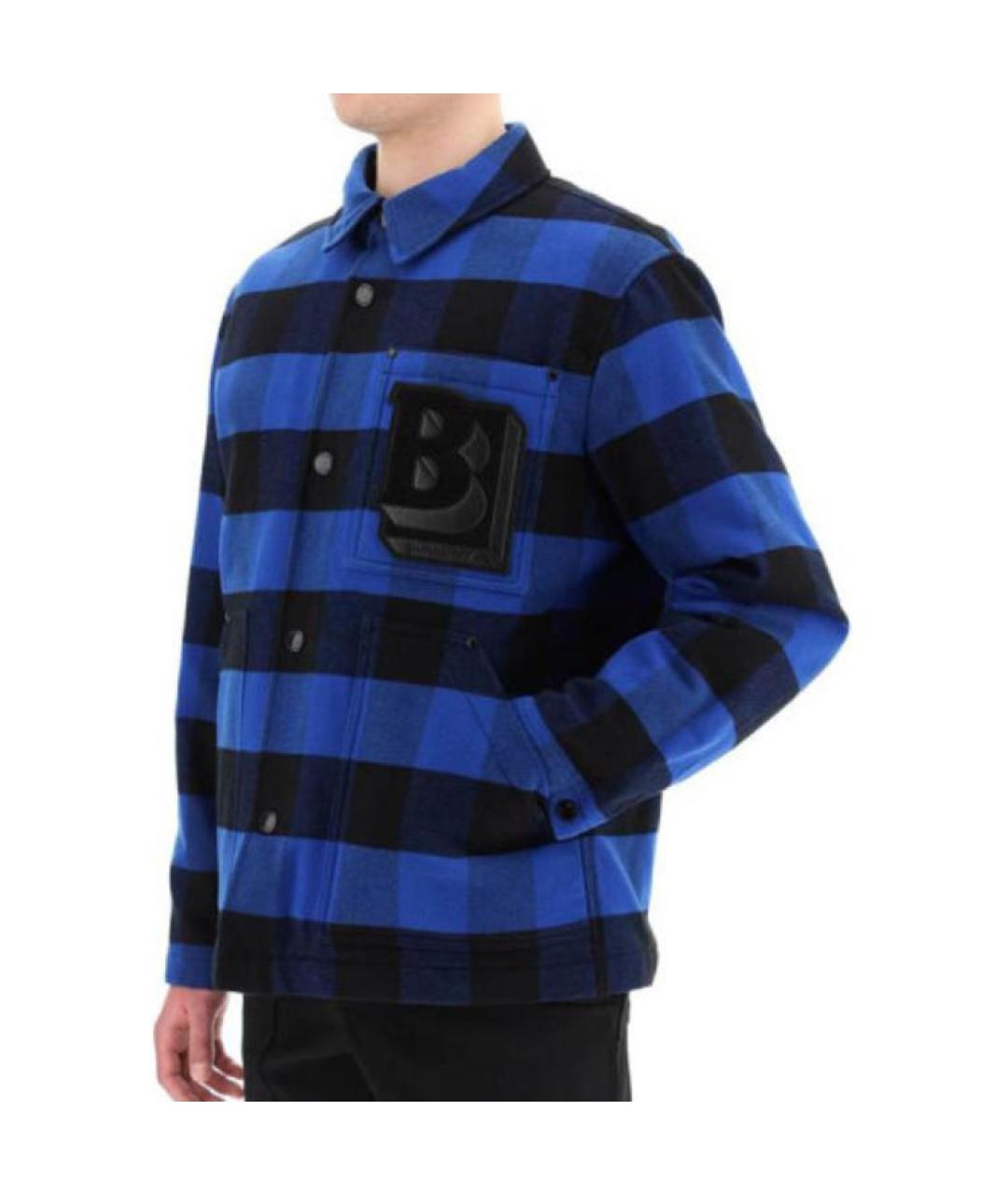 BURBERRY Синяя классическая рубашка, фото 4
