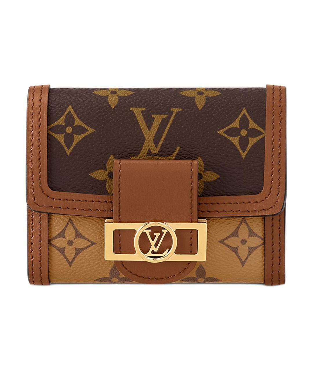 LOUIS VUITTON Коричневый кошелек, фото 1