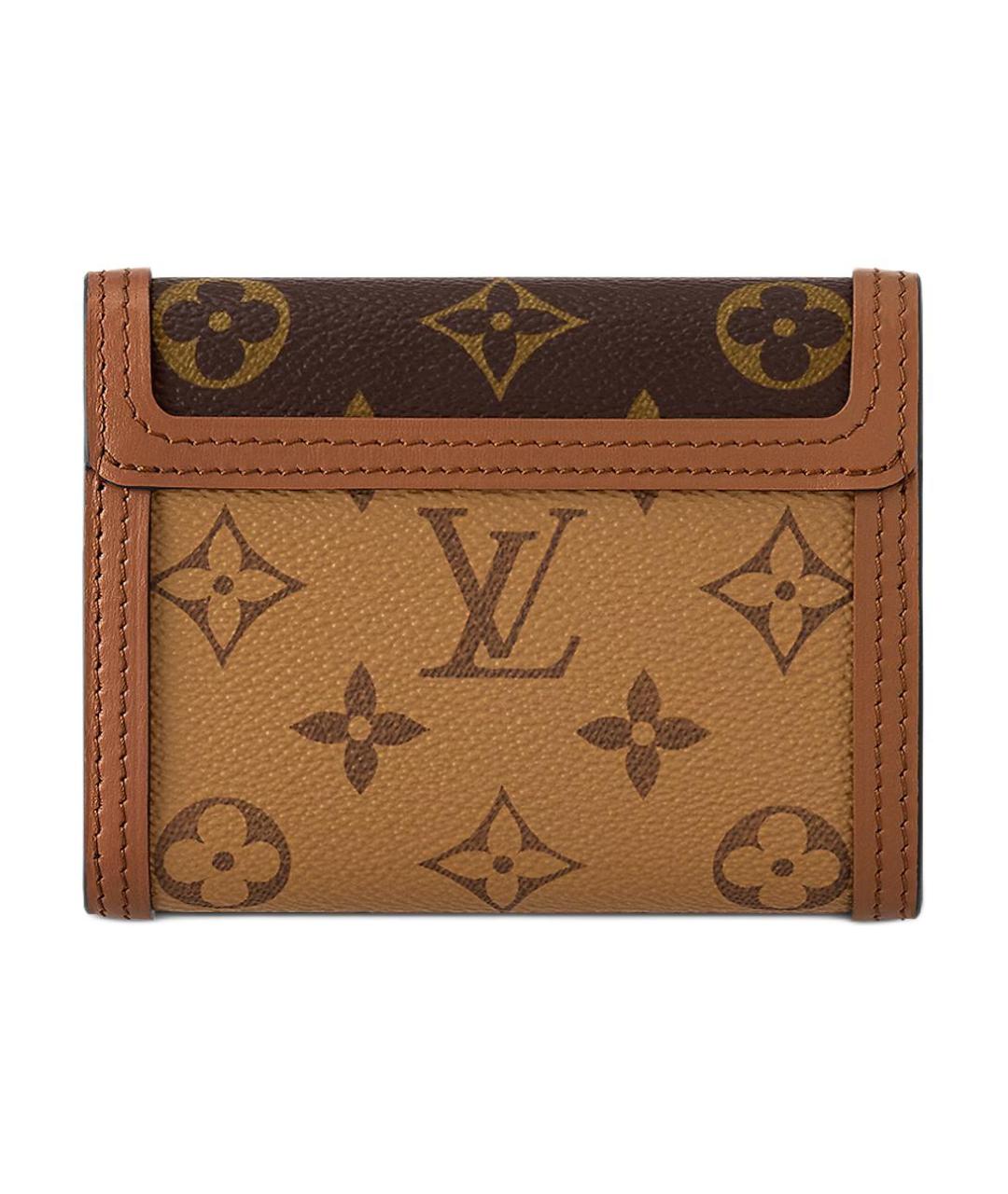 LOUIS VUITTON Коричневый кошелек, фото 3