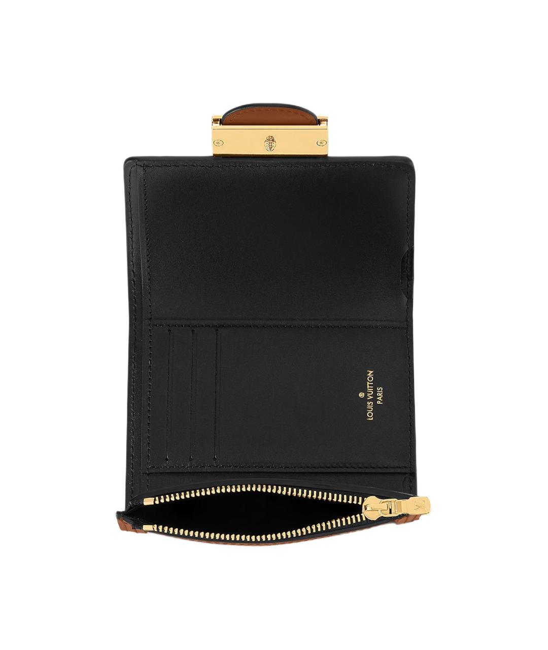 LOUIS VUITTON Коричневый кошелек, фото 4