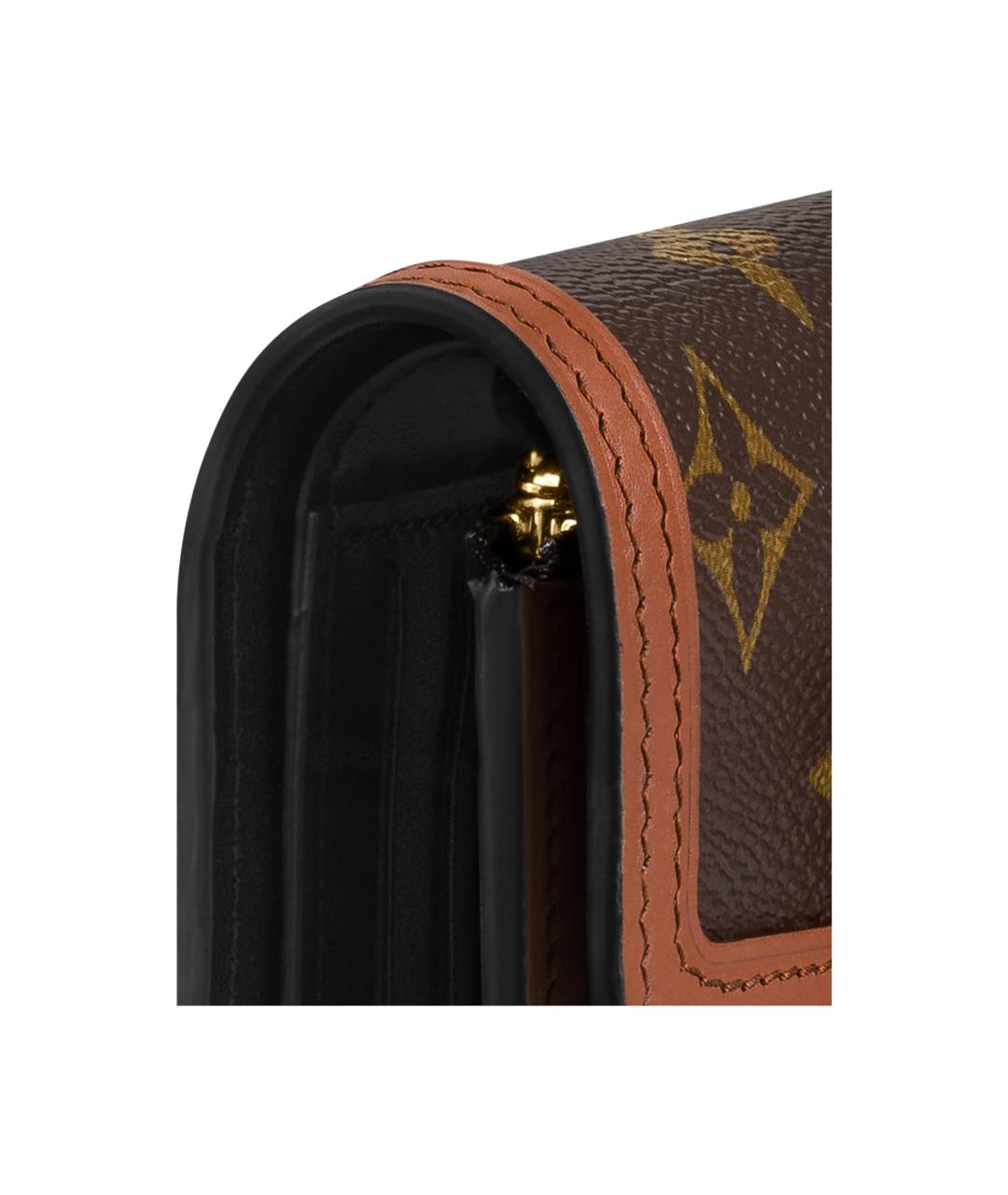 LOUIS VUITTON Коричневый кошелек, фото 5