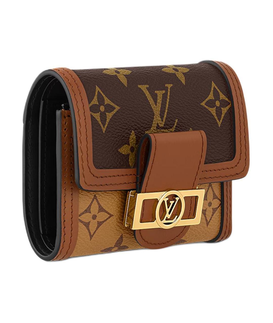 LOUIS VUITTON Коричневый кошелек, фото 2