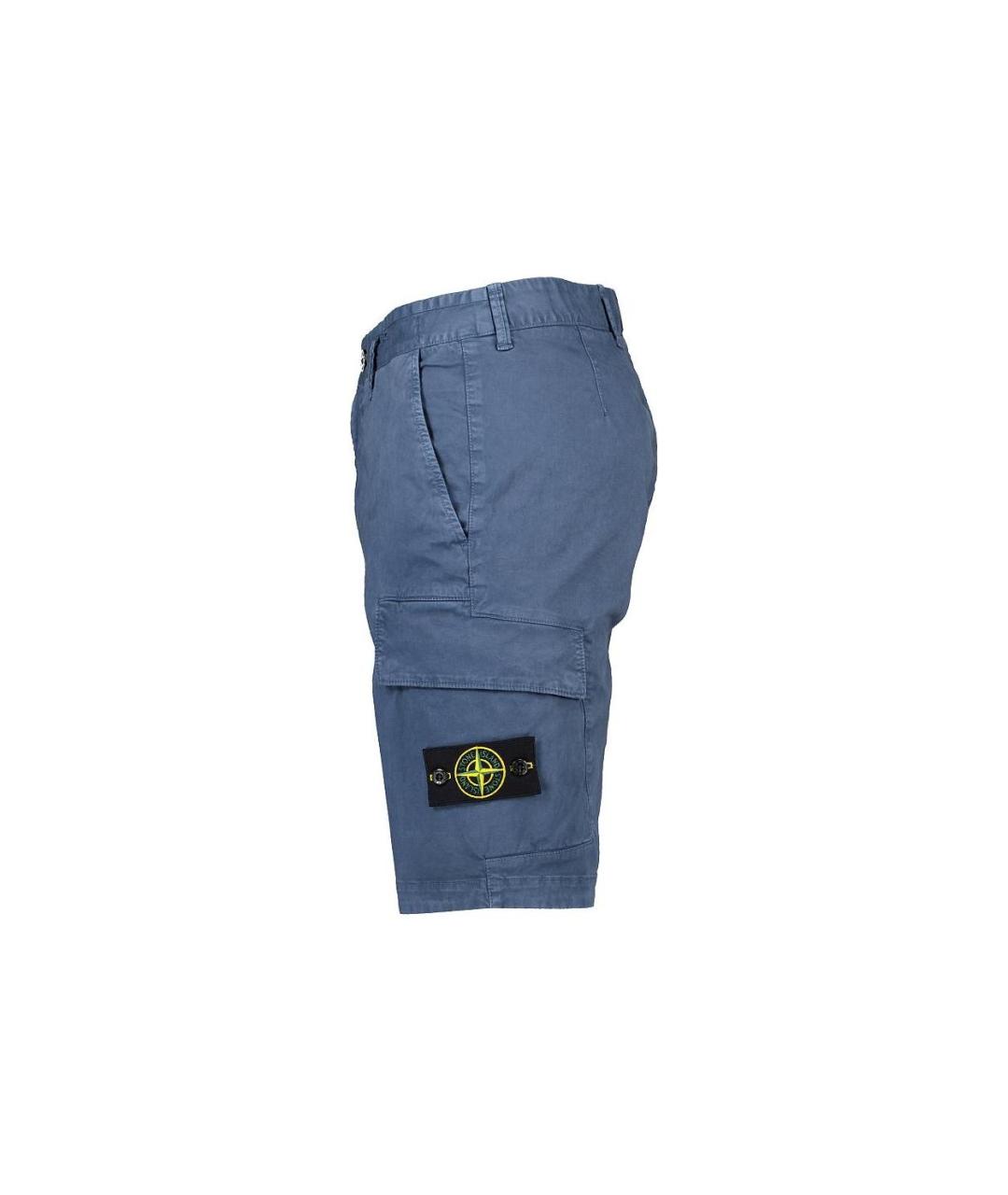 STONE ISLAND Голубые шорты, фото 3