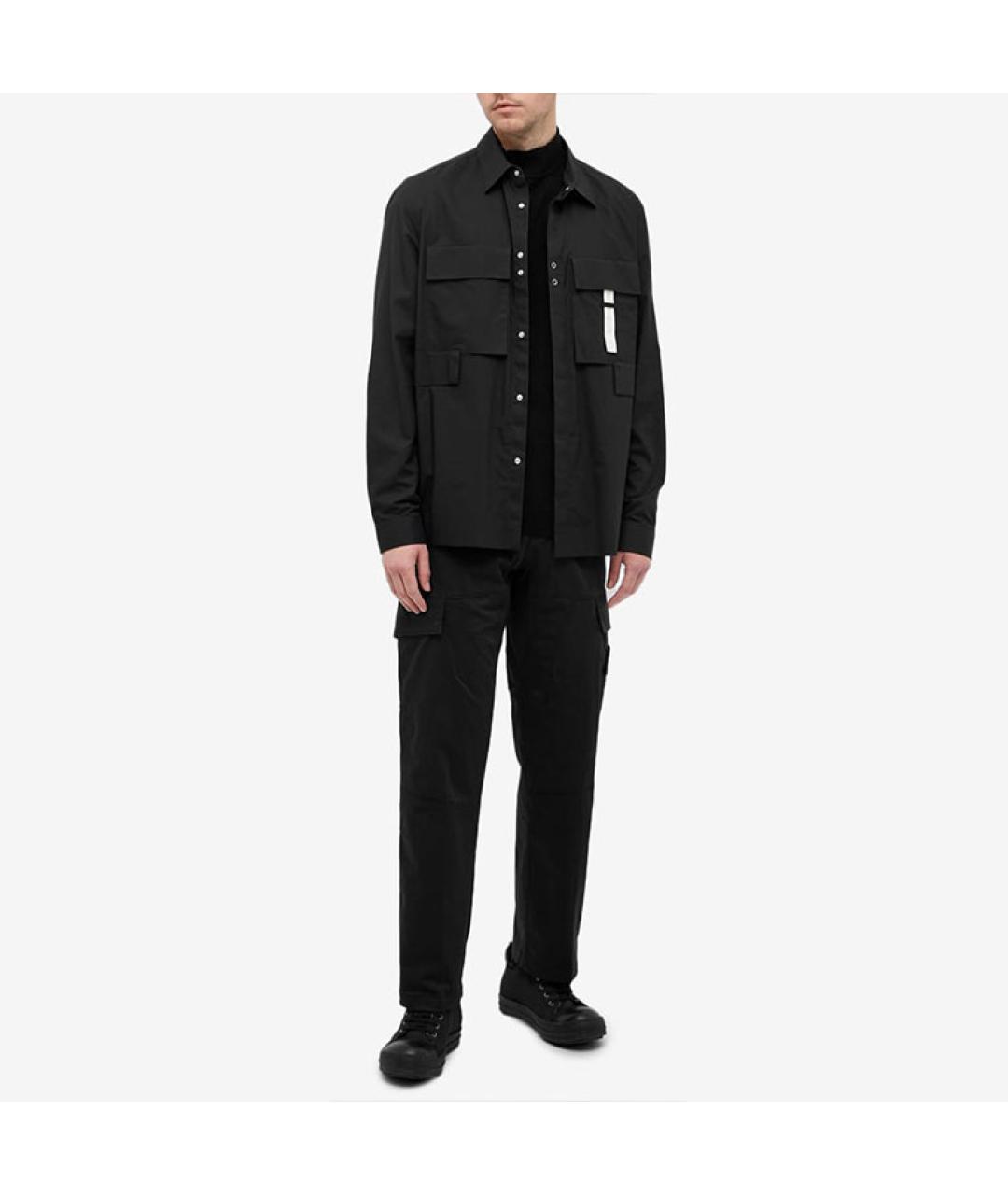 STONE ISLAND Черные повседневные брюки, фото 4