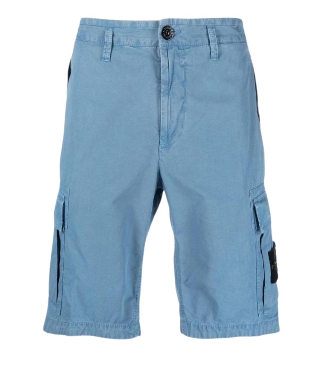 STONE ISLAND Голубые шорты, фото 1