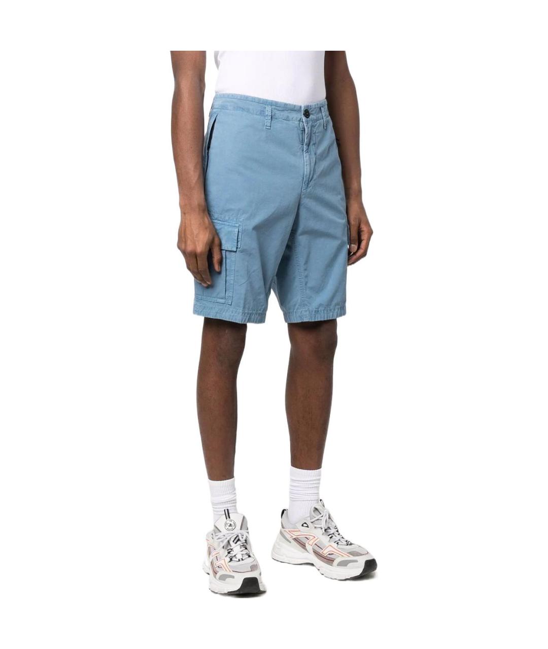 STONE ISLAND Голубые шорты, фото 3