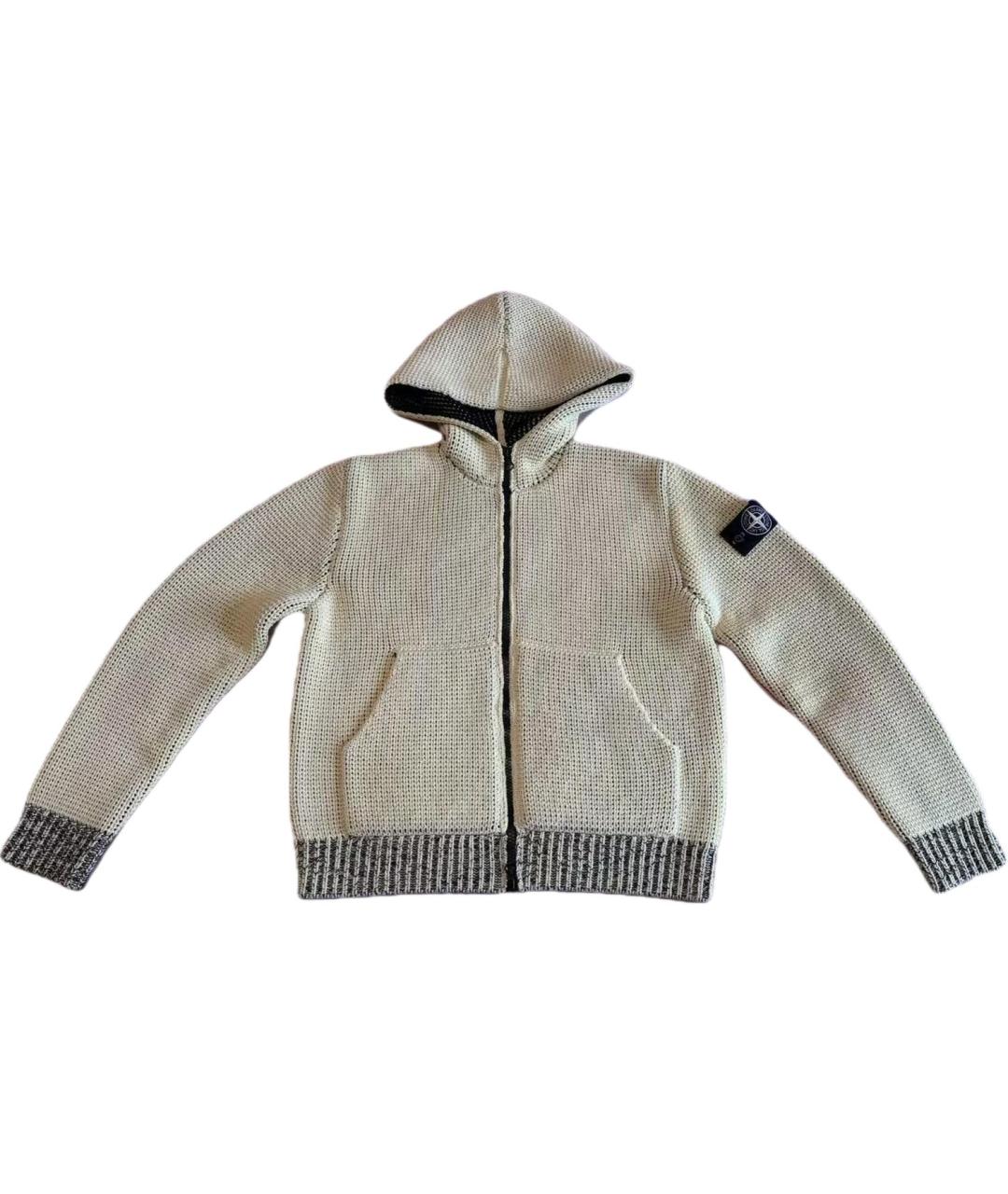 STONE ISLAND Бежевый джемпер / свитер, фото 1
