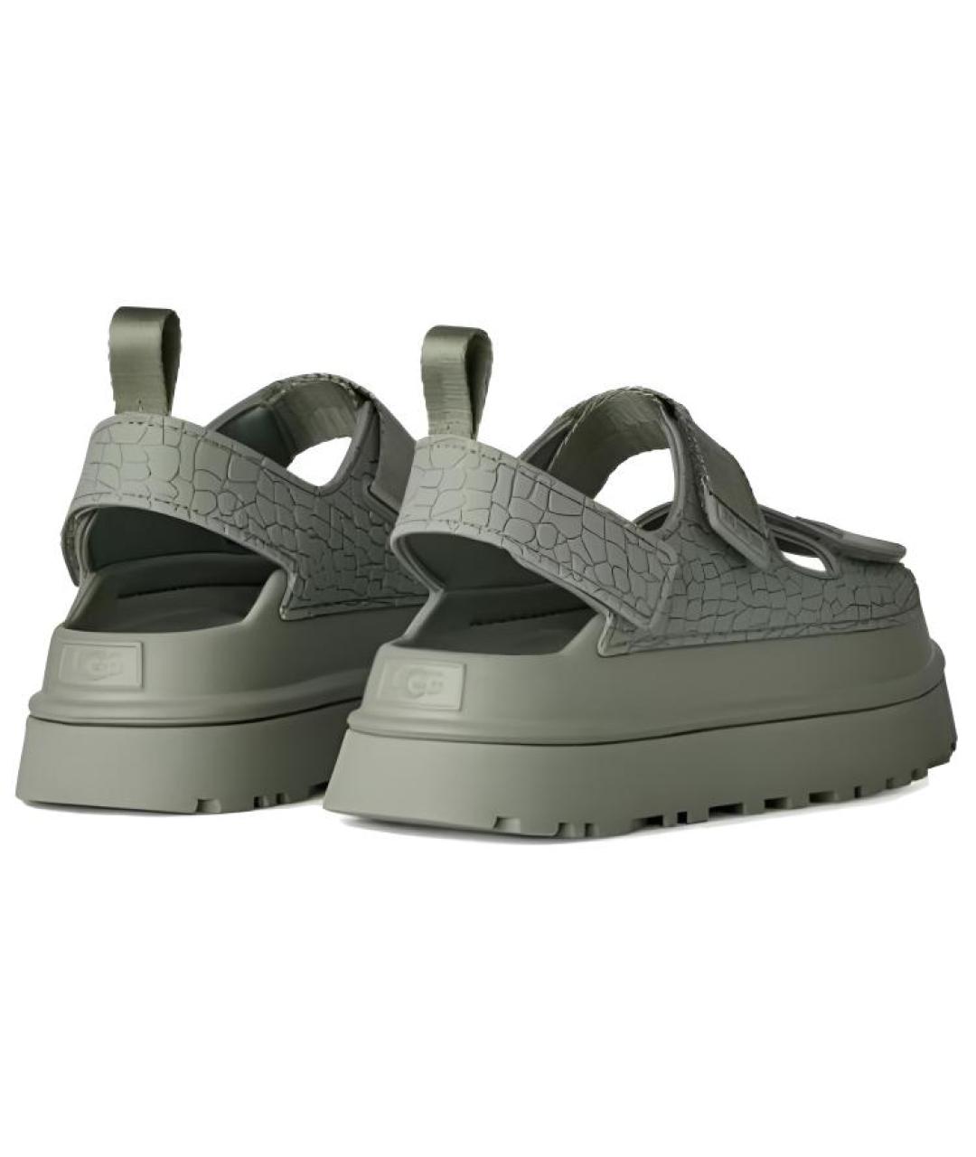 UGG AUSTRALIA Зеленые сандалии, фото 5
