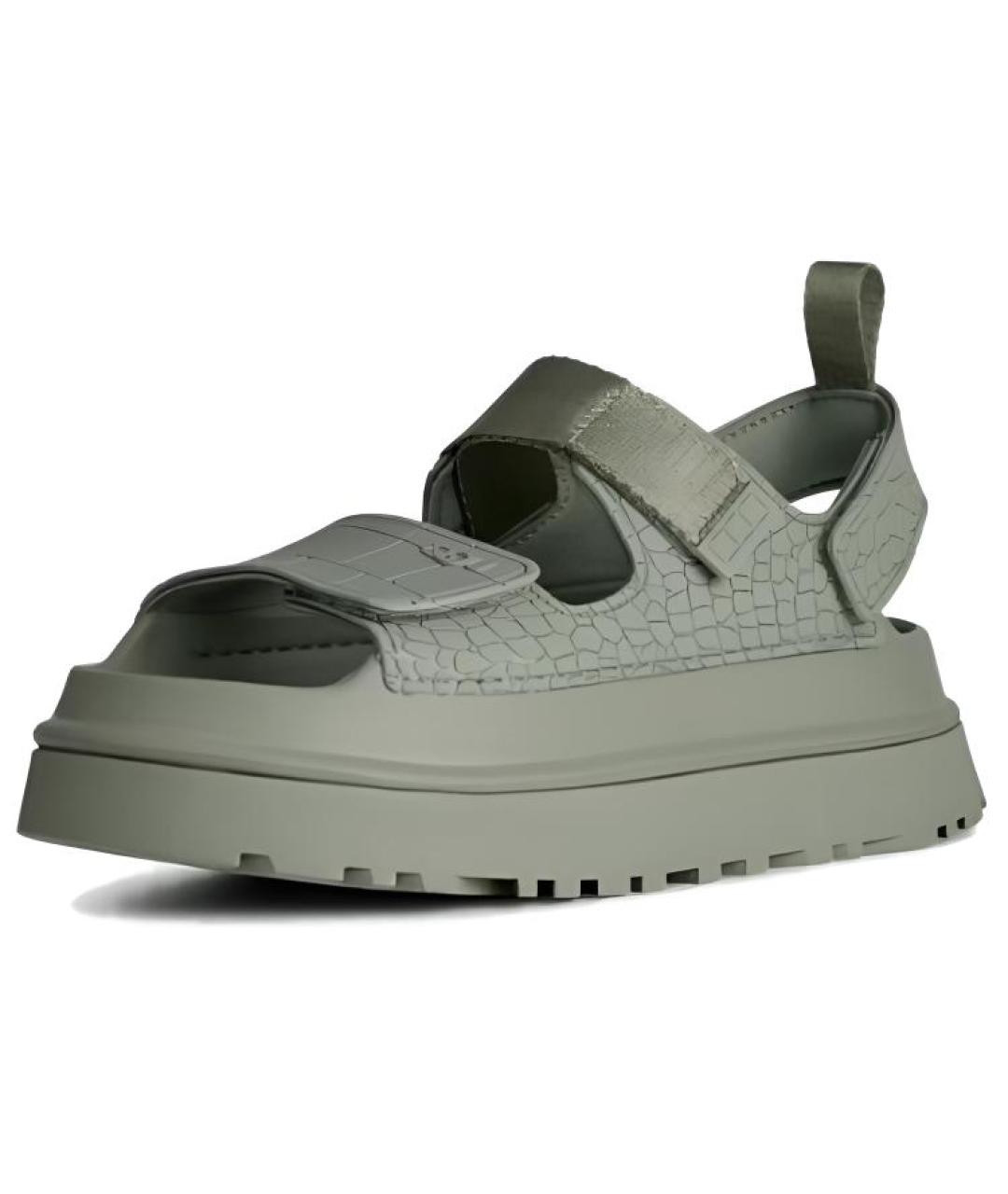 UGG AUSTRALIA Зеленые сандалии, фото 3