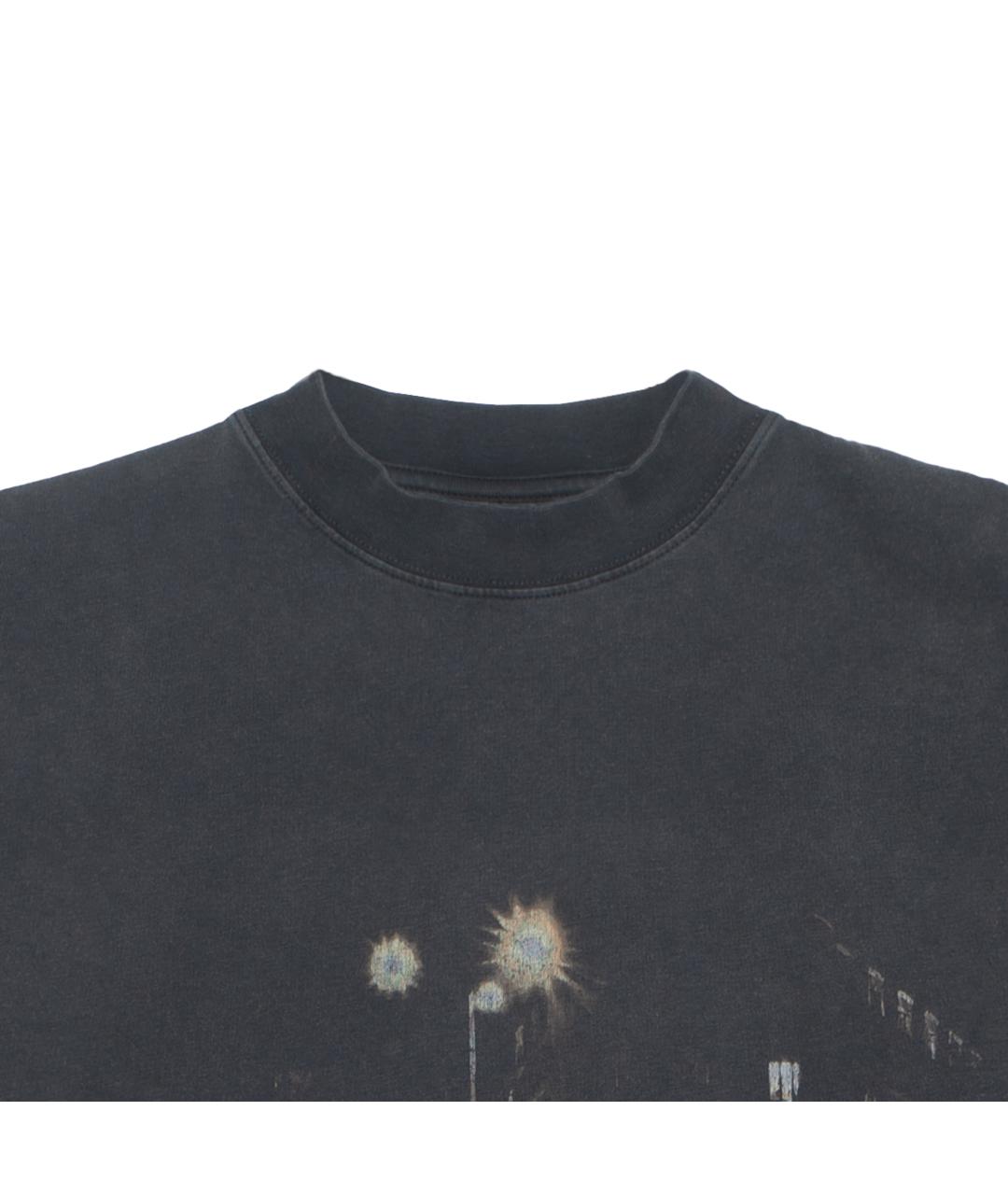 BALENCIAGA Черная футболка, фото 3