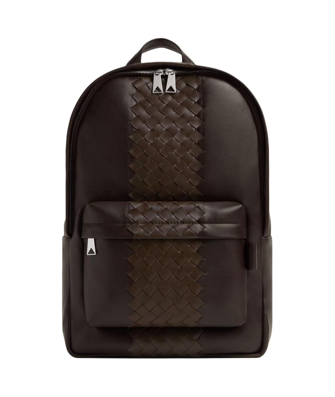 BOTTEGA VENETA Коричневый кожаный рюкзак, фото 1