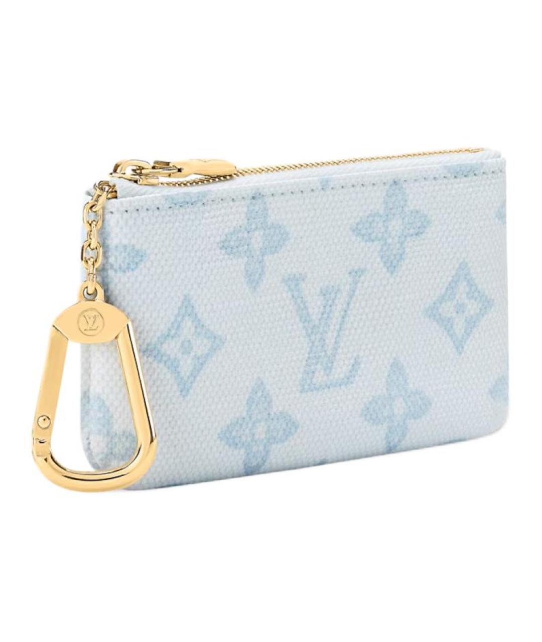 LOUIS VUITTON Голубая ключница, фото 2