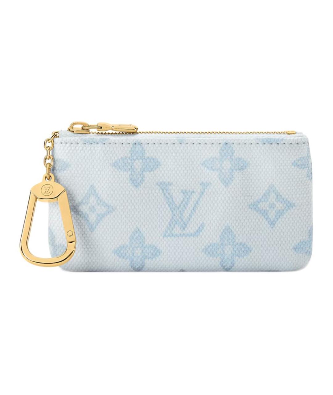 LOUIS VUITTON Голубая ключница, фото 1