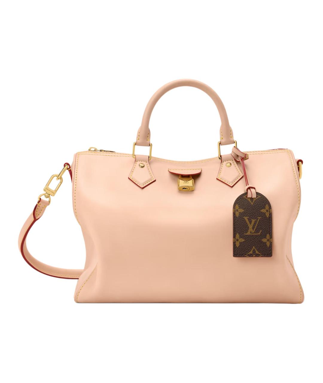 LOUIS VUITTON Бежевая кожаная сумка через плечо, фото 1