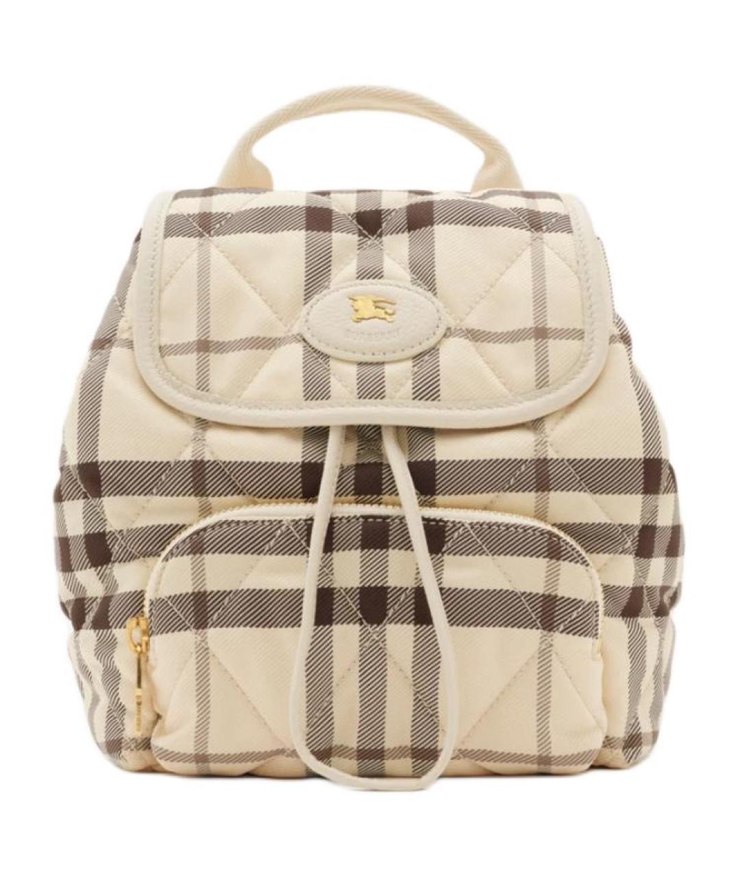 BURBERRY Бежевый рюкзак, фото 1