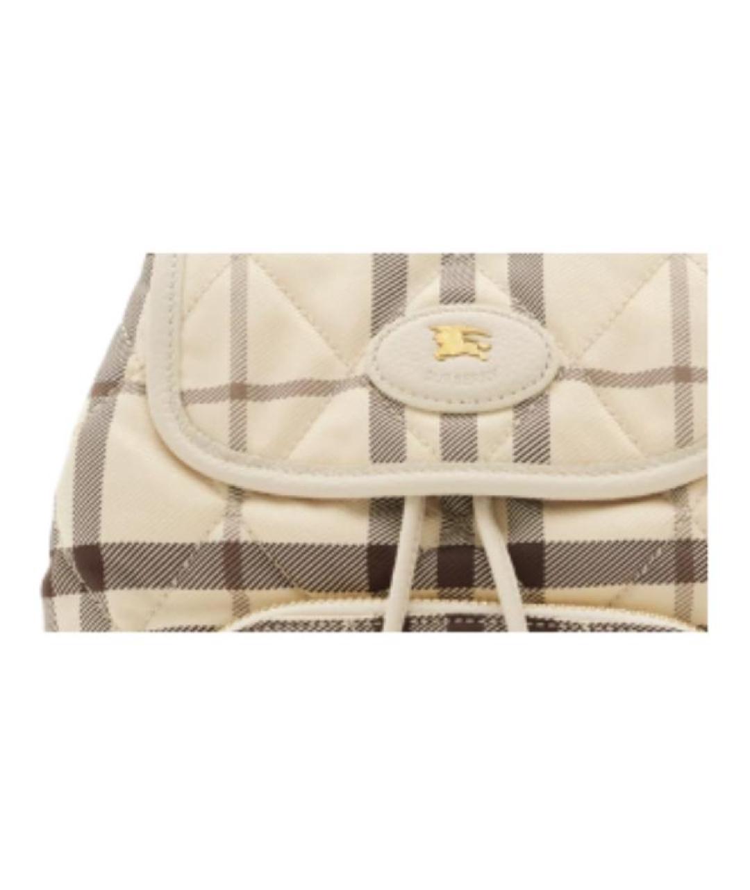BURBERRY Бежевый рюкзак, фото 4