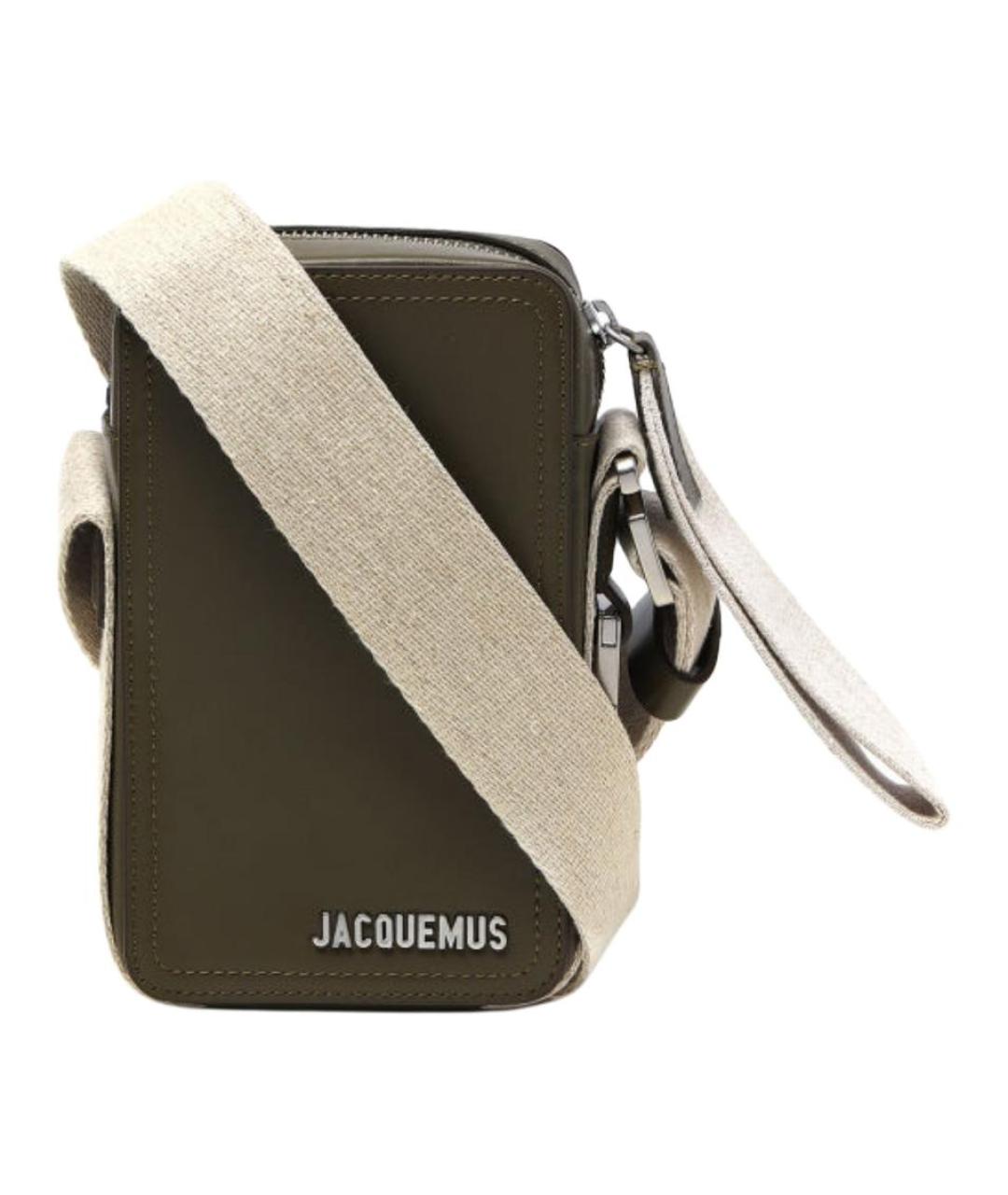 JACQUEMUS Хаки сумка на плечо, фото 1